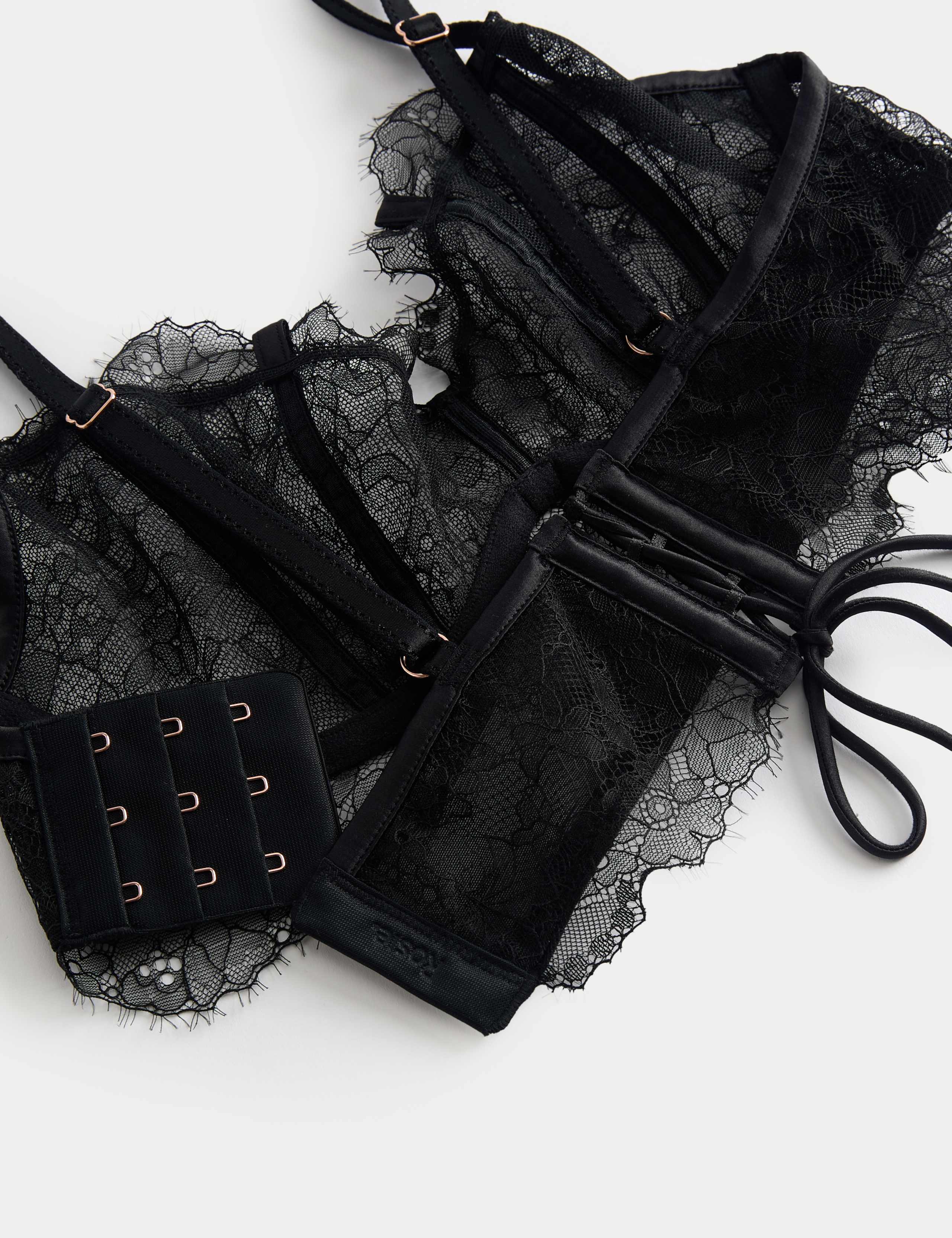 Liana Lace Wired Plunge Cami Bra (A-E) 8 of 8