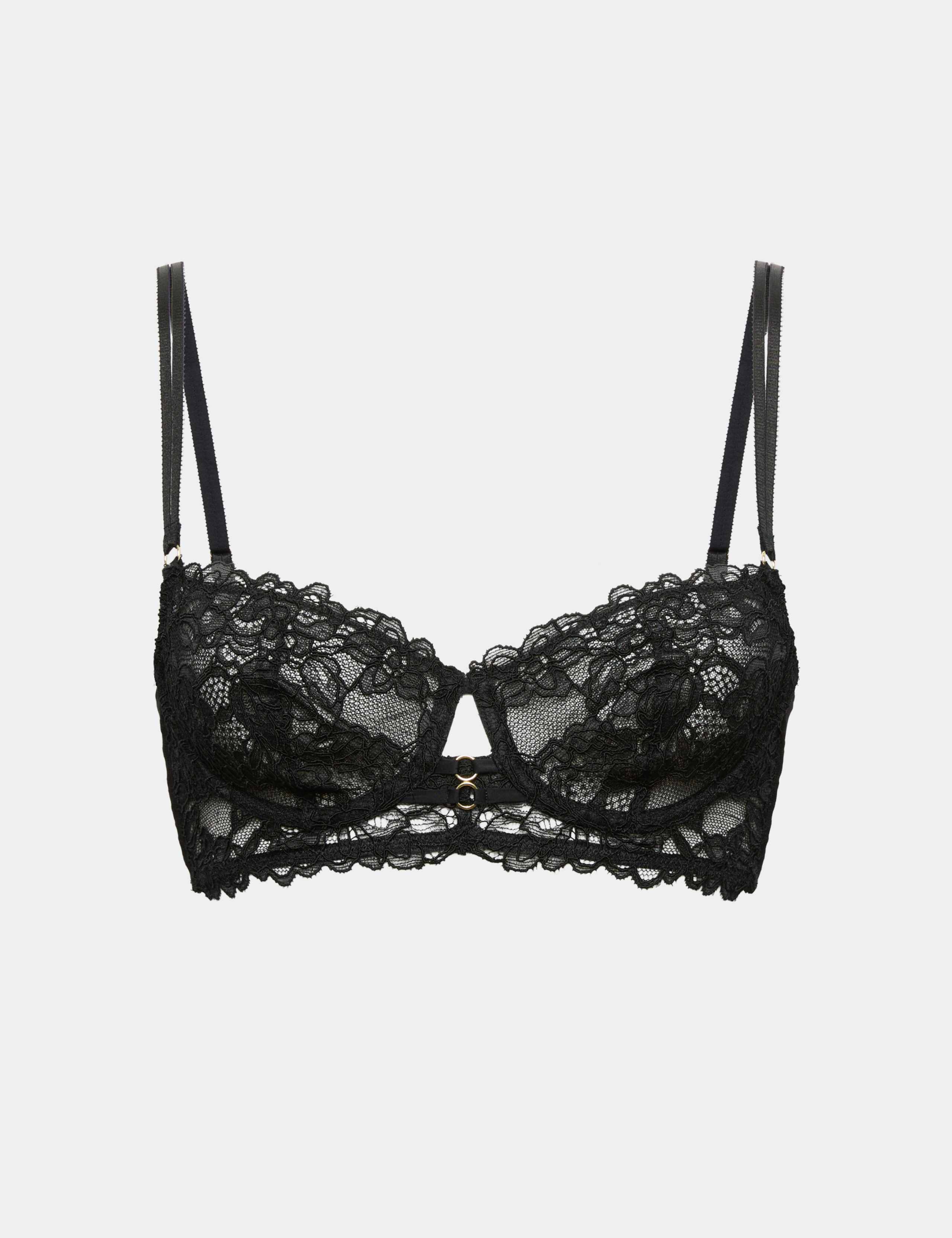 Sabine Lace Wired Longline Balcony Bra A-E 2 of 6