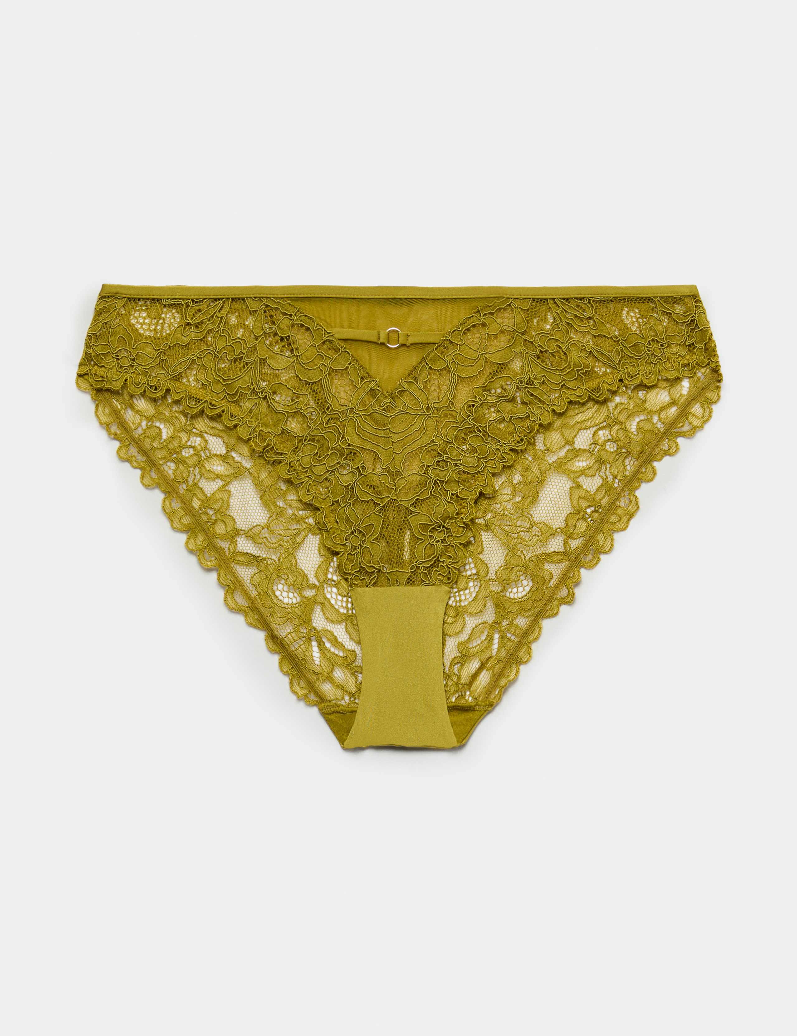 2 Pack Sabine Floral Lace High Leg Knickers 2 of 5