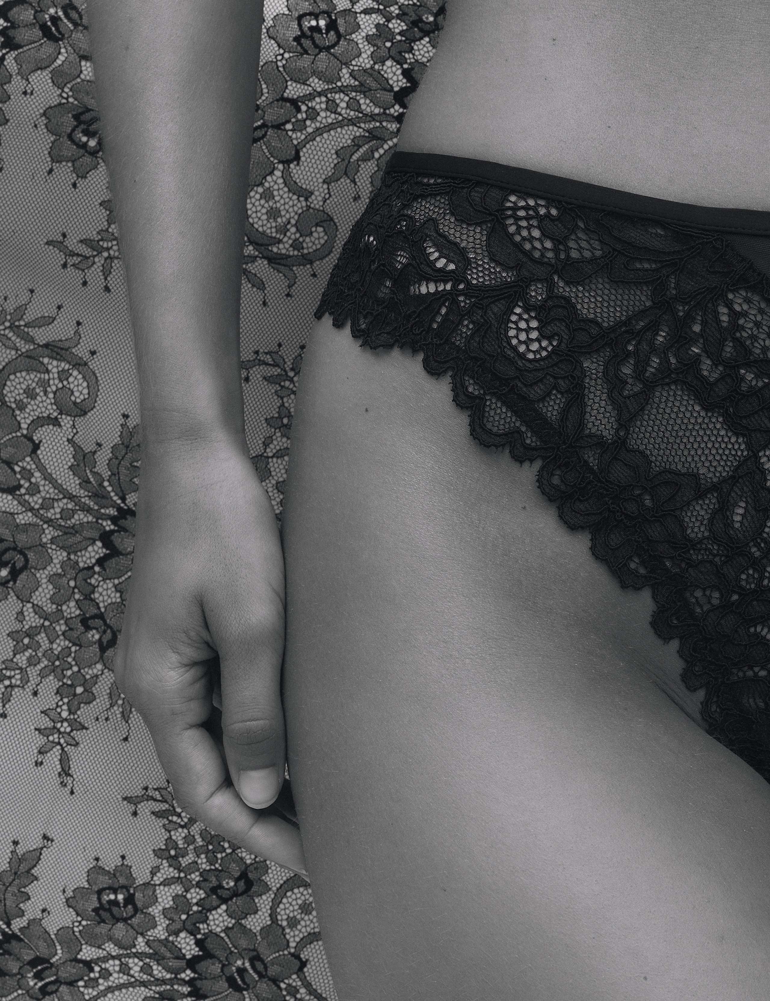 Sabine Floral Lace High Leg Knickers 5 of 5
