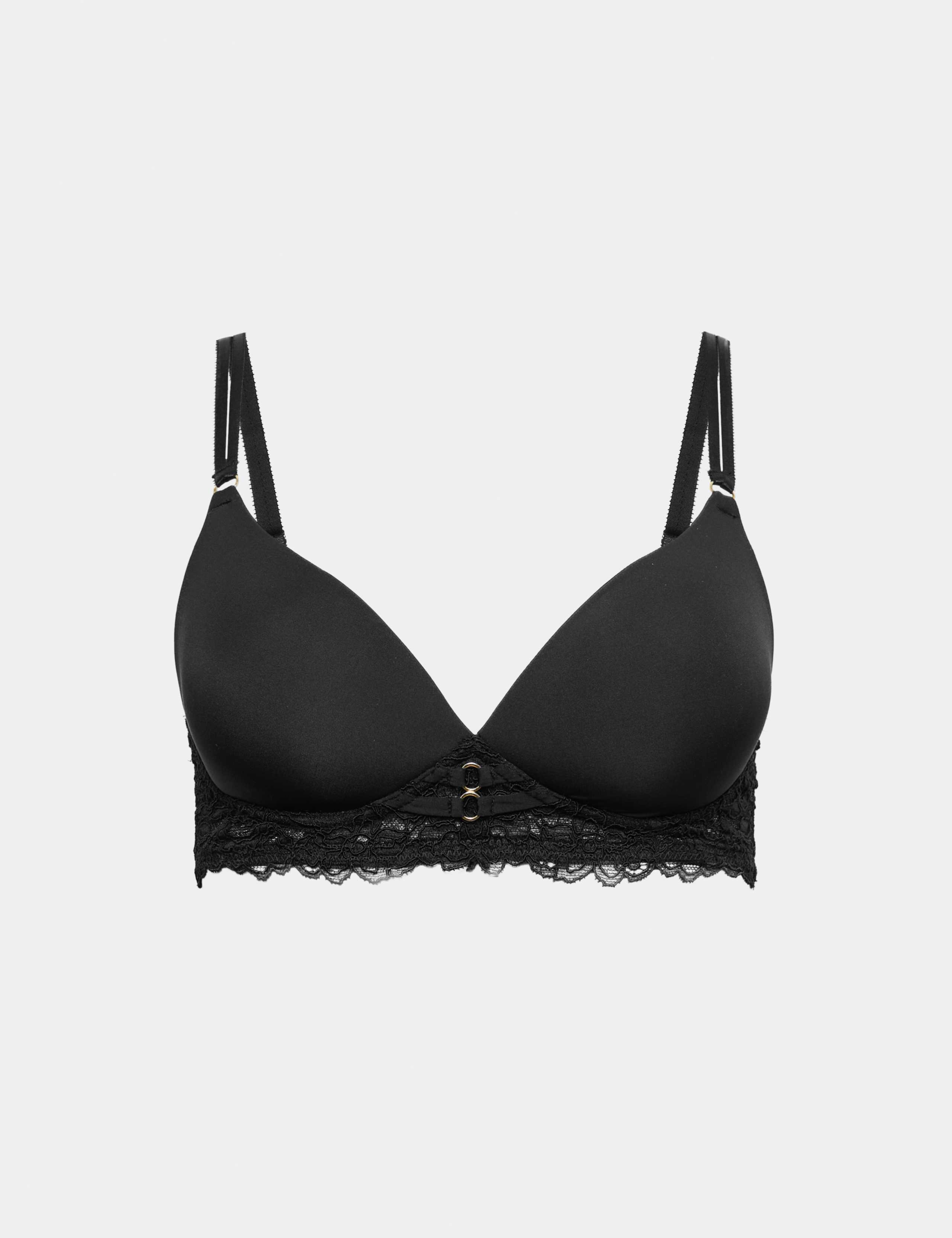 Sabine Lace Non Wired Plunge Bra (A-E) 2 of 6