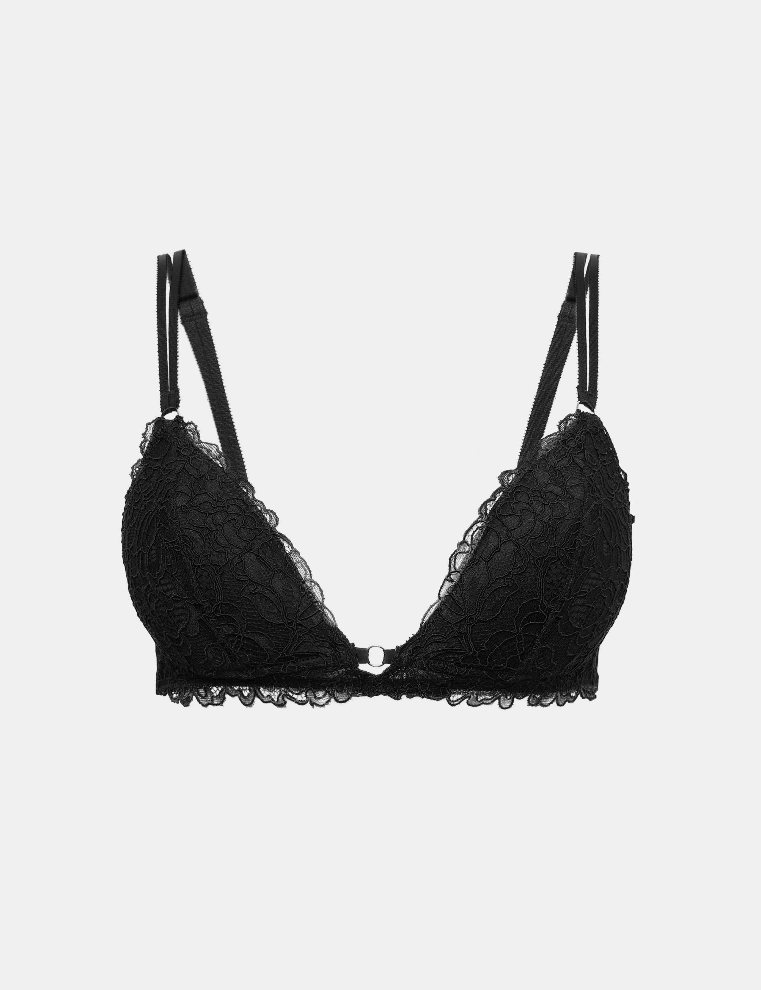 Sabine Lace Non Wired Plunge Bra (A-E) 2 of 6