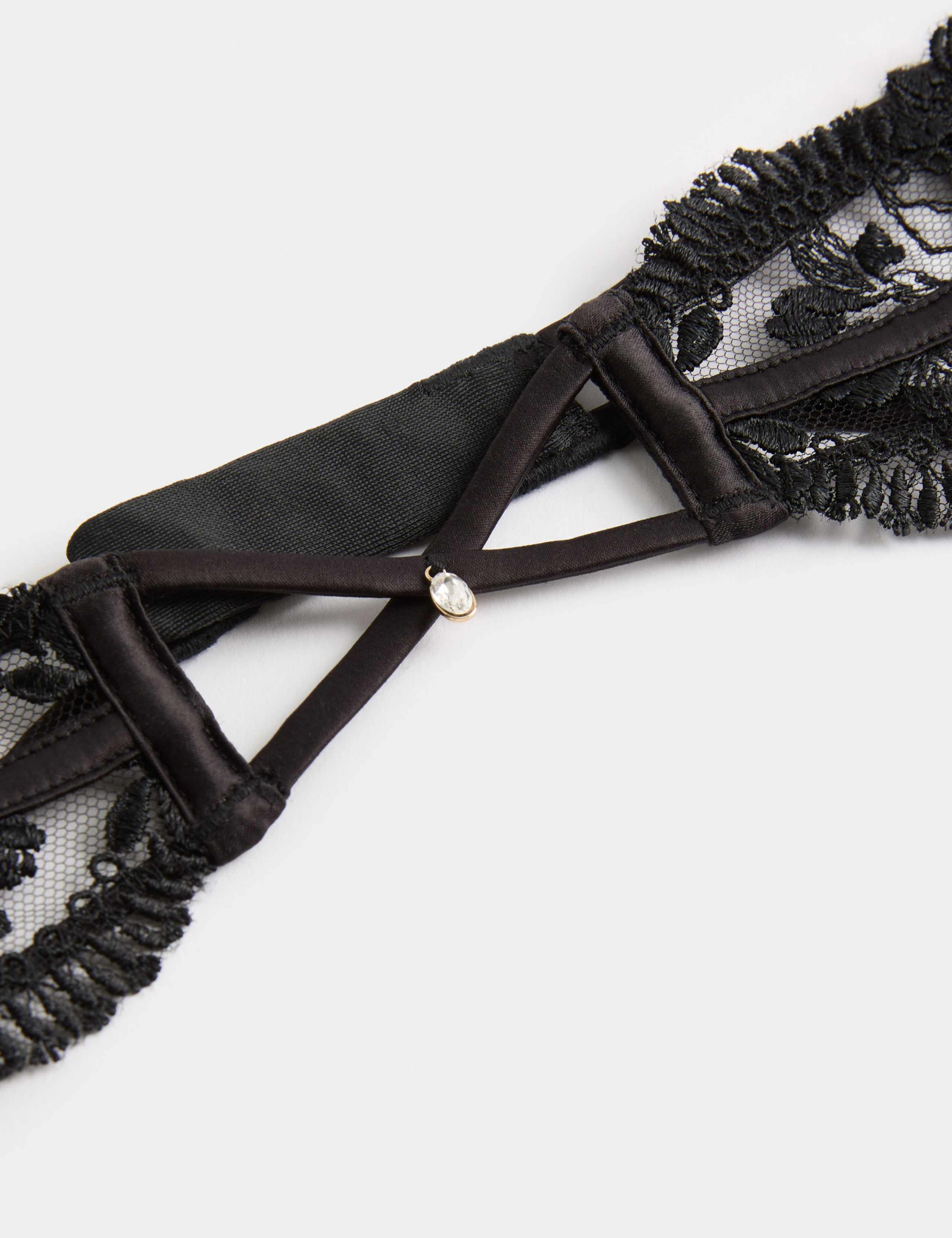 Alessia Embroidery Waspie Suspender 8 of 8