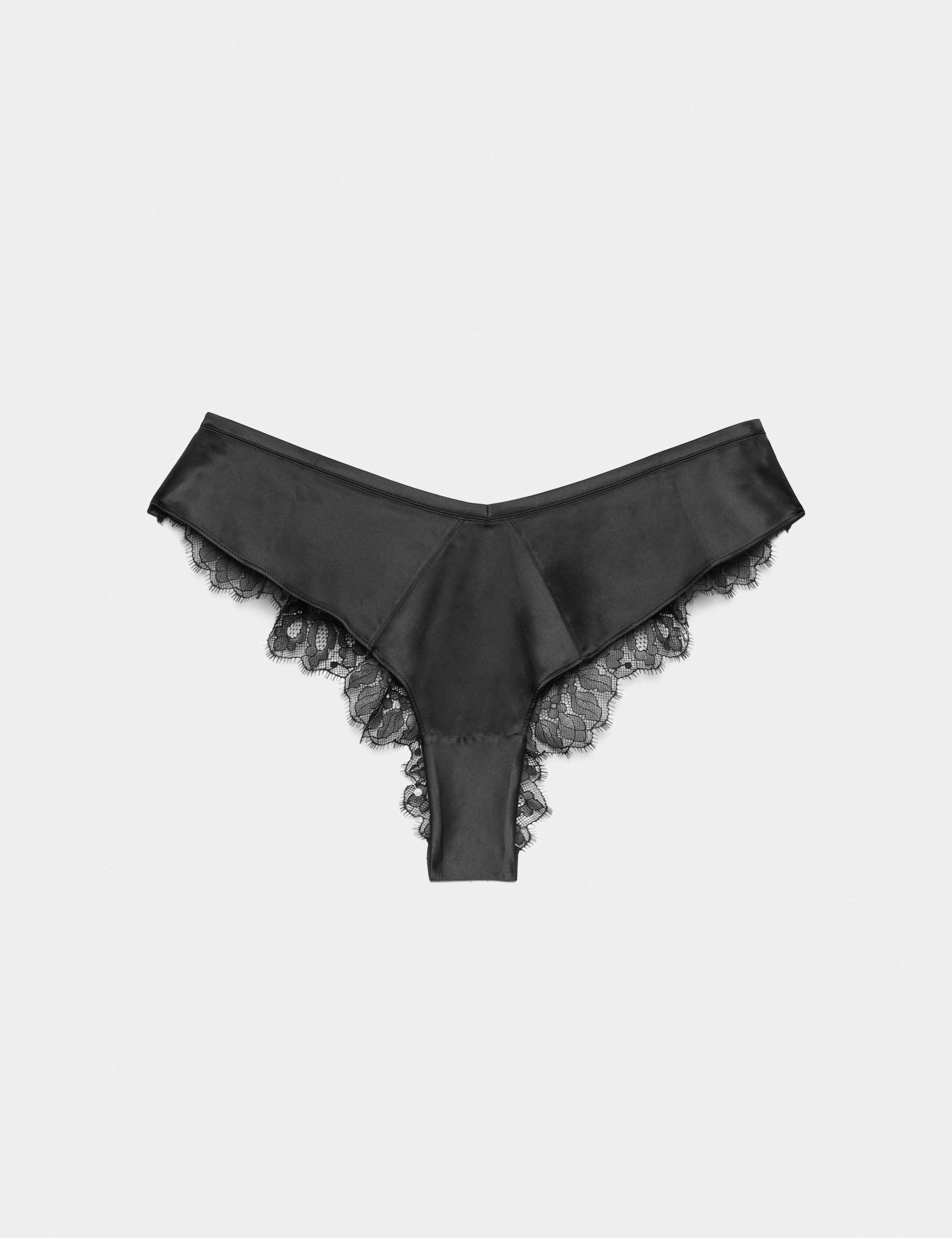 Margot Lace & Satin Frenchie Knickers 2 of 6
