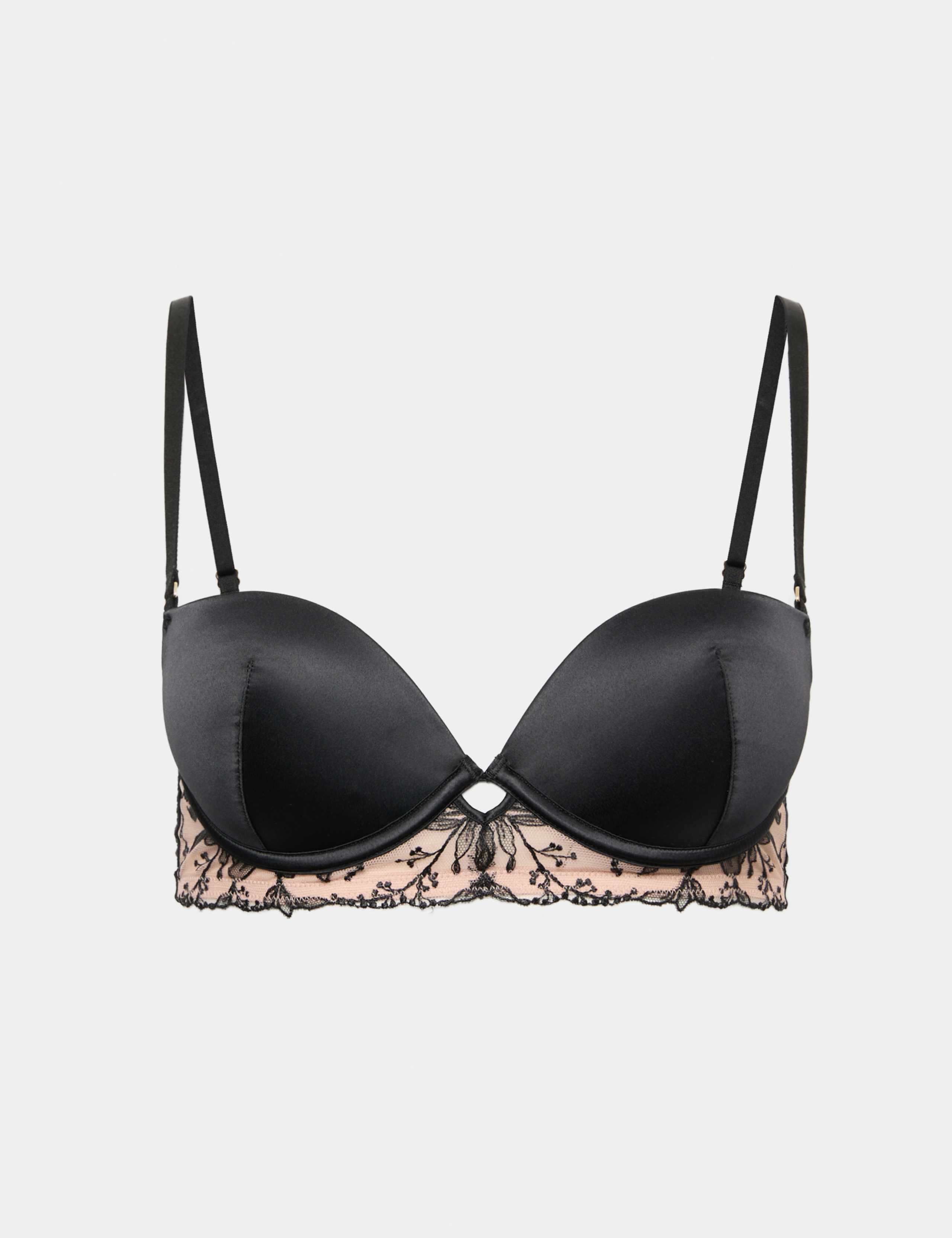 Isabella Embroidered Wired Balconette Bra (A-E) 2 of 7