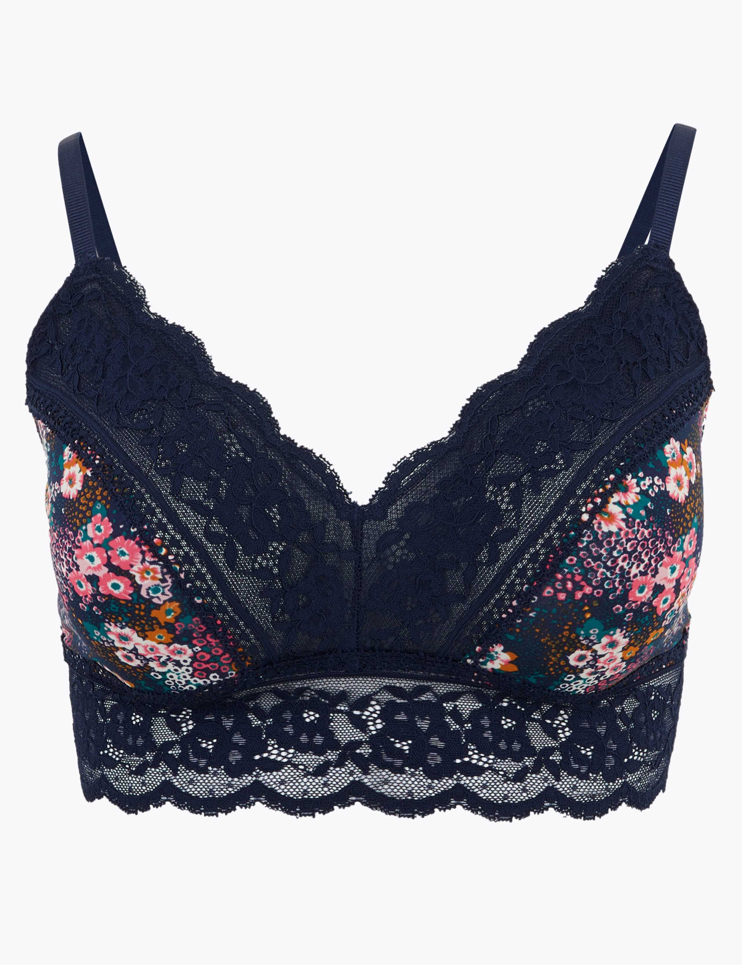 Lace Trim Non Wired Bralette 1 of 3