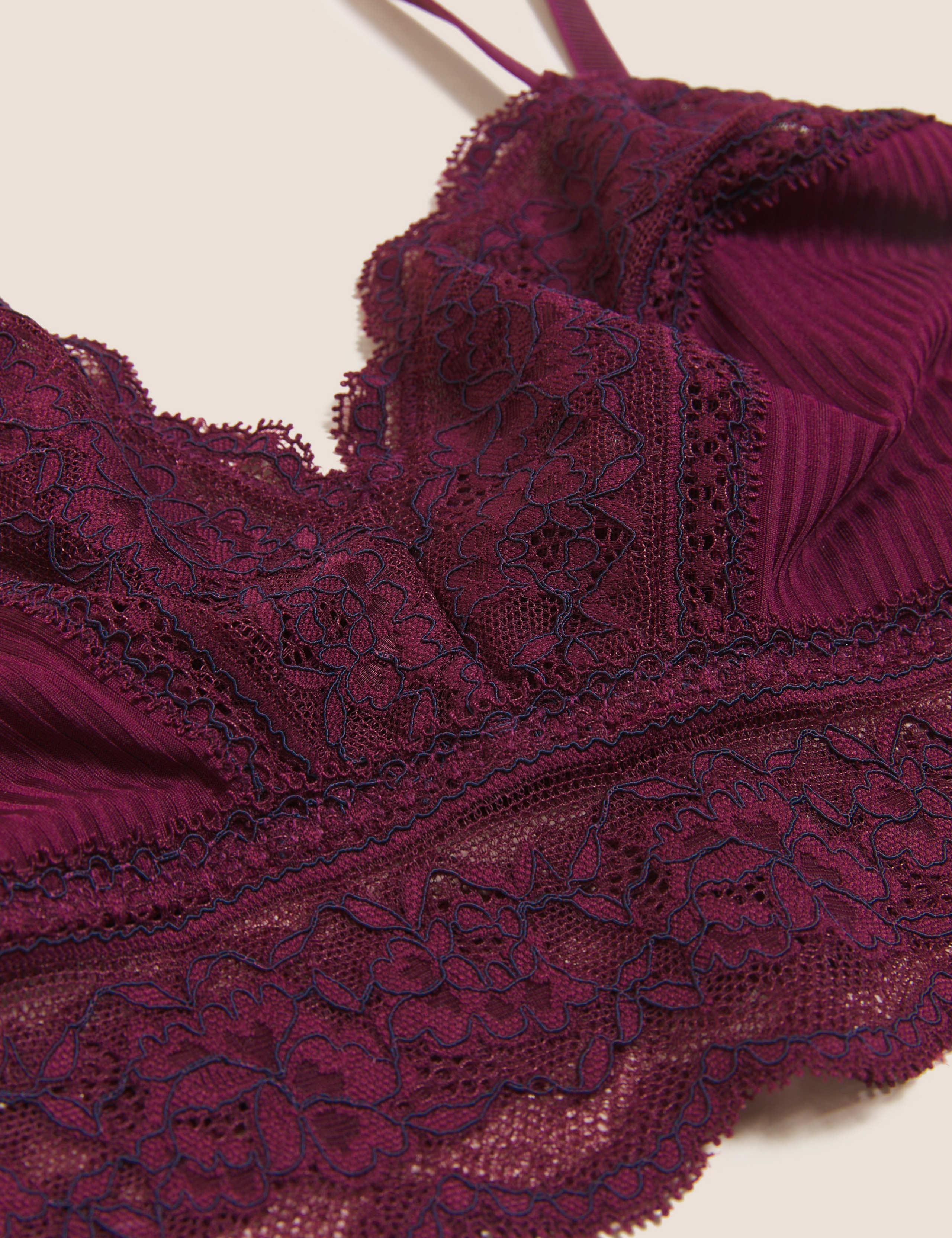 Lace Trim Non Wired Bralette 5 of 6