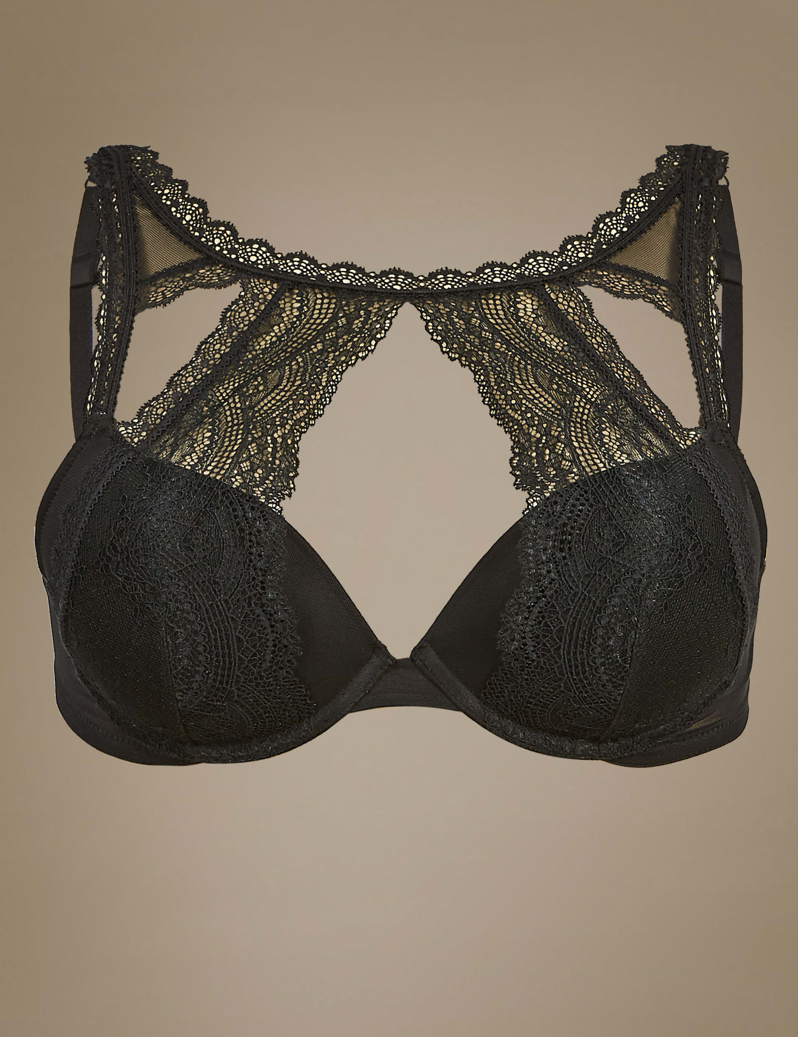 Lace Padded Balcony Bra A-E 2 of 4
