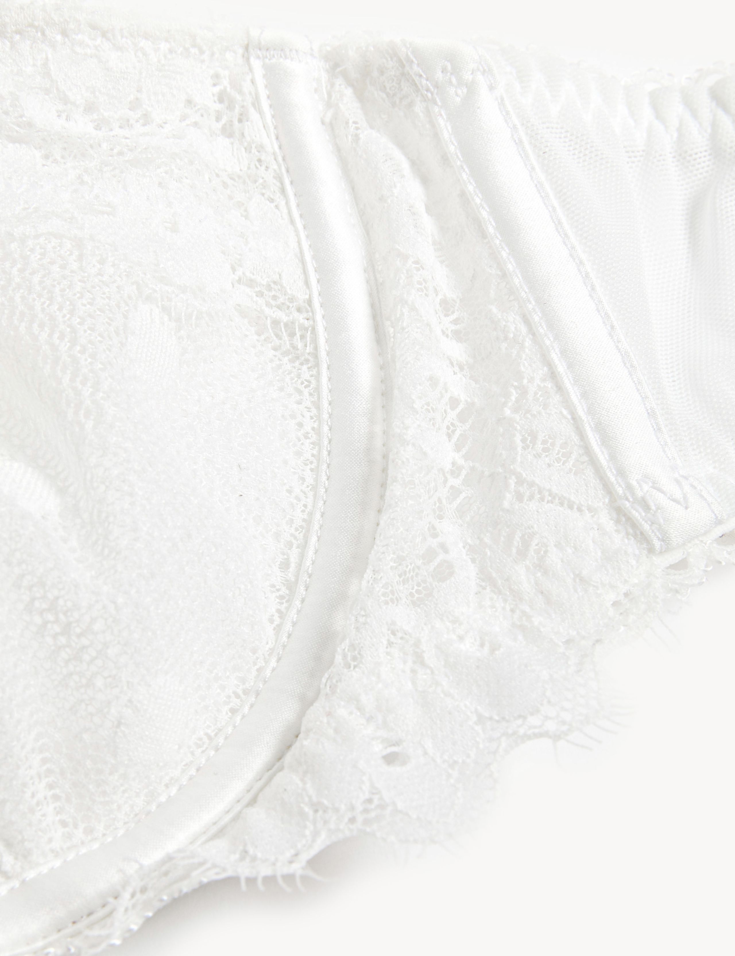 Linea Lace Cut Out Wired Balcony Bra A-E 7 of 7