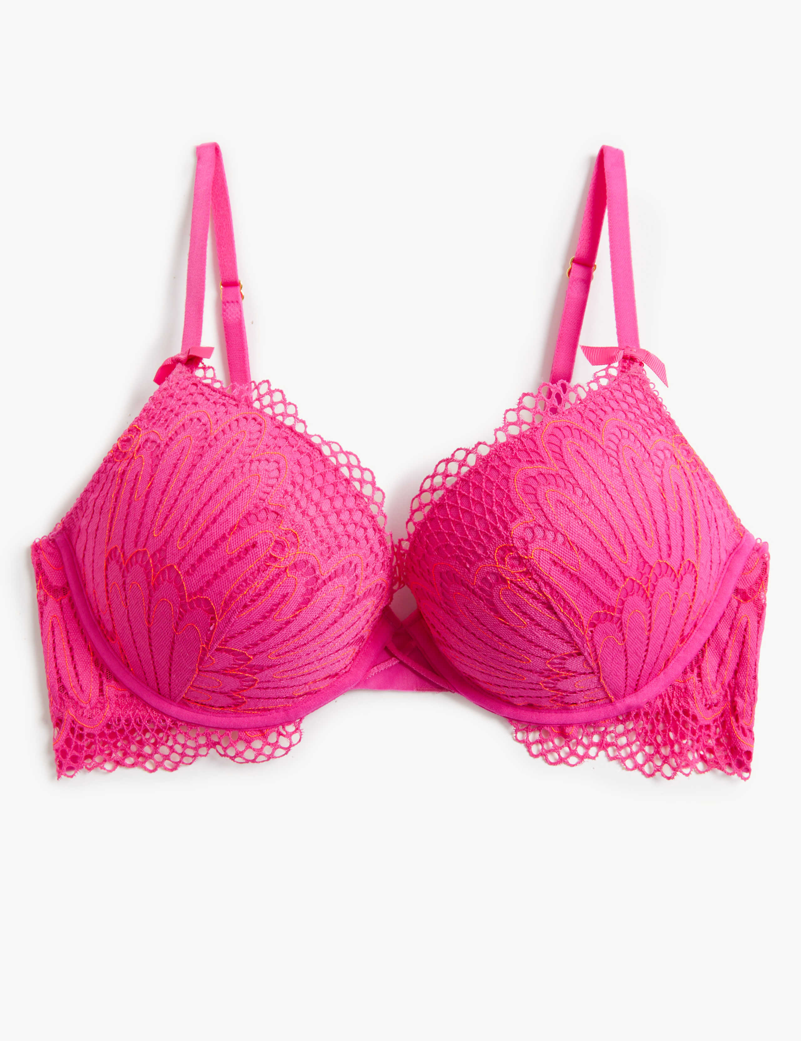 Nova Lace Wired Push-Up Bra A-D 2 of 8