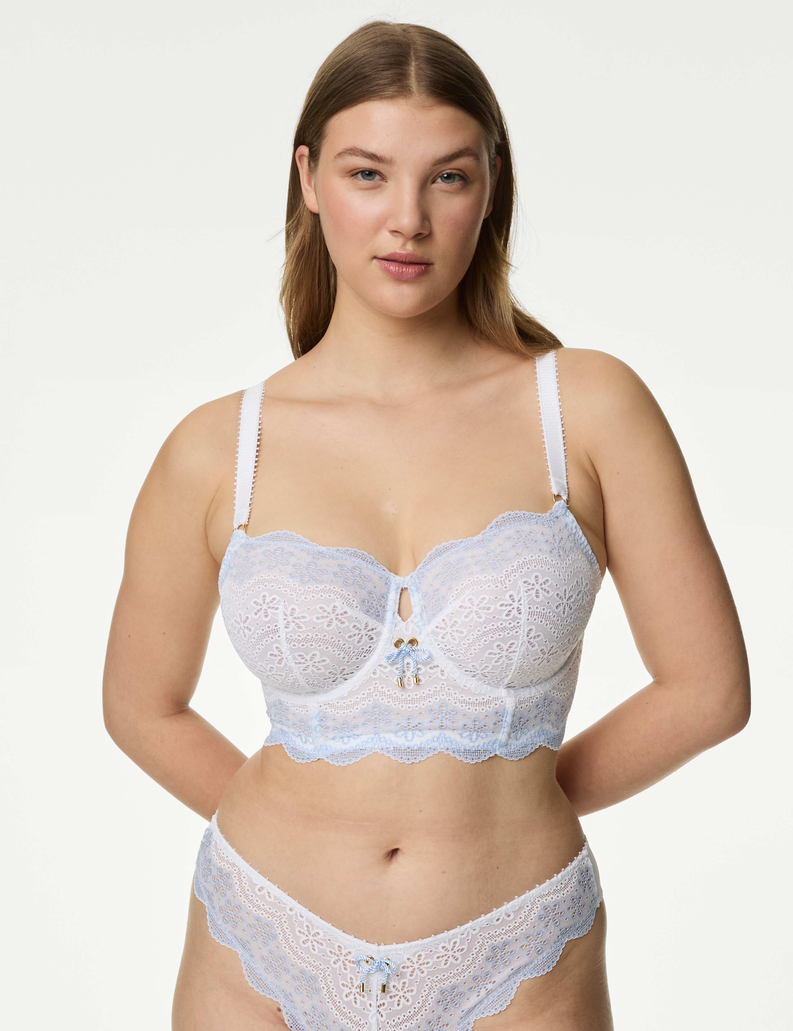 Lova Lace Wired Longline Balcony Bra (F-H) 3 of 7