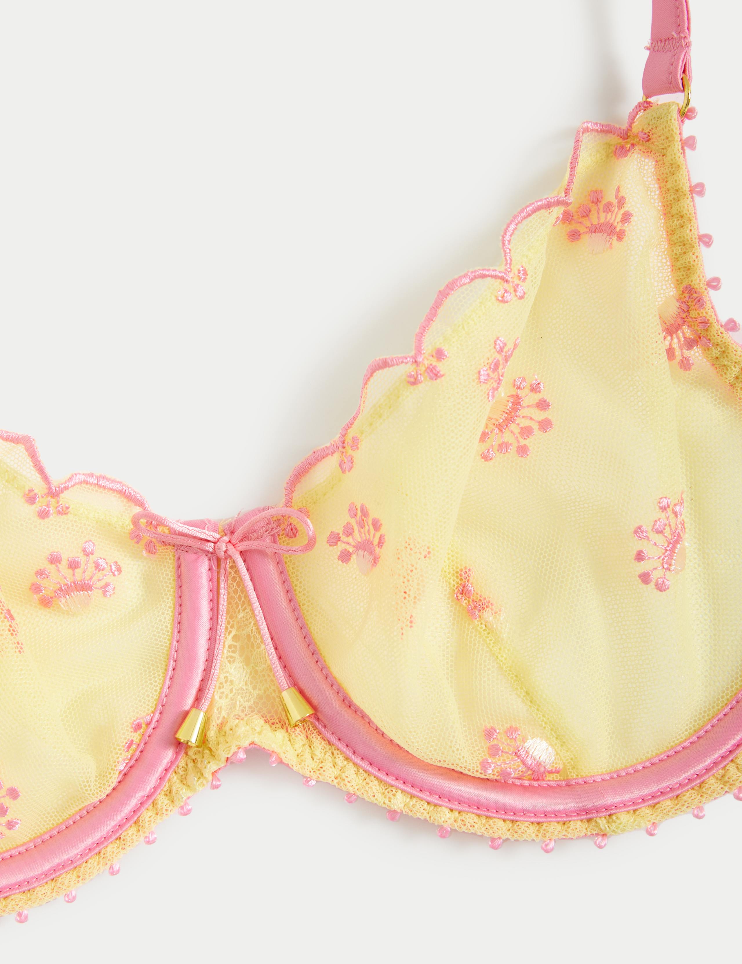 Carita Embroidery Wired Full Cup Bra (A-E) 6 of 7