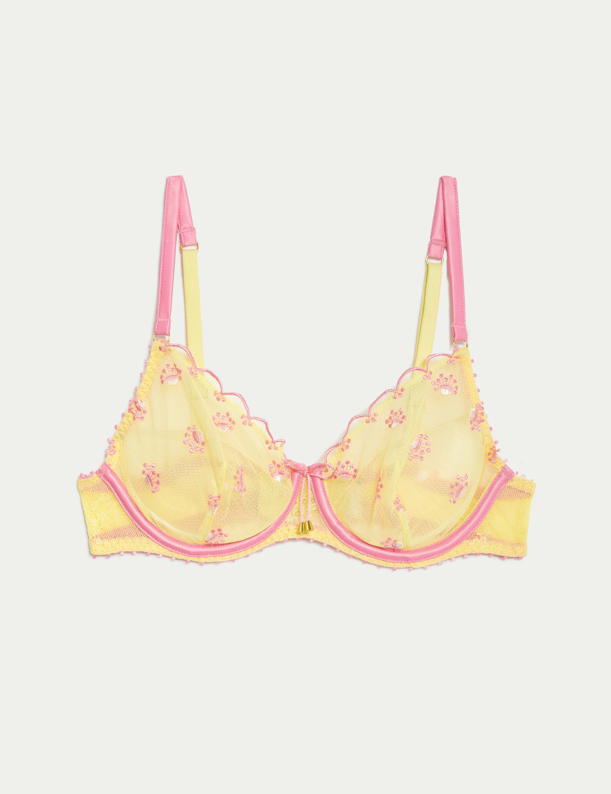 Carita Embroidery Wired Full Cup Bra (A-E) 2 of 7