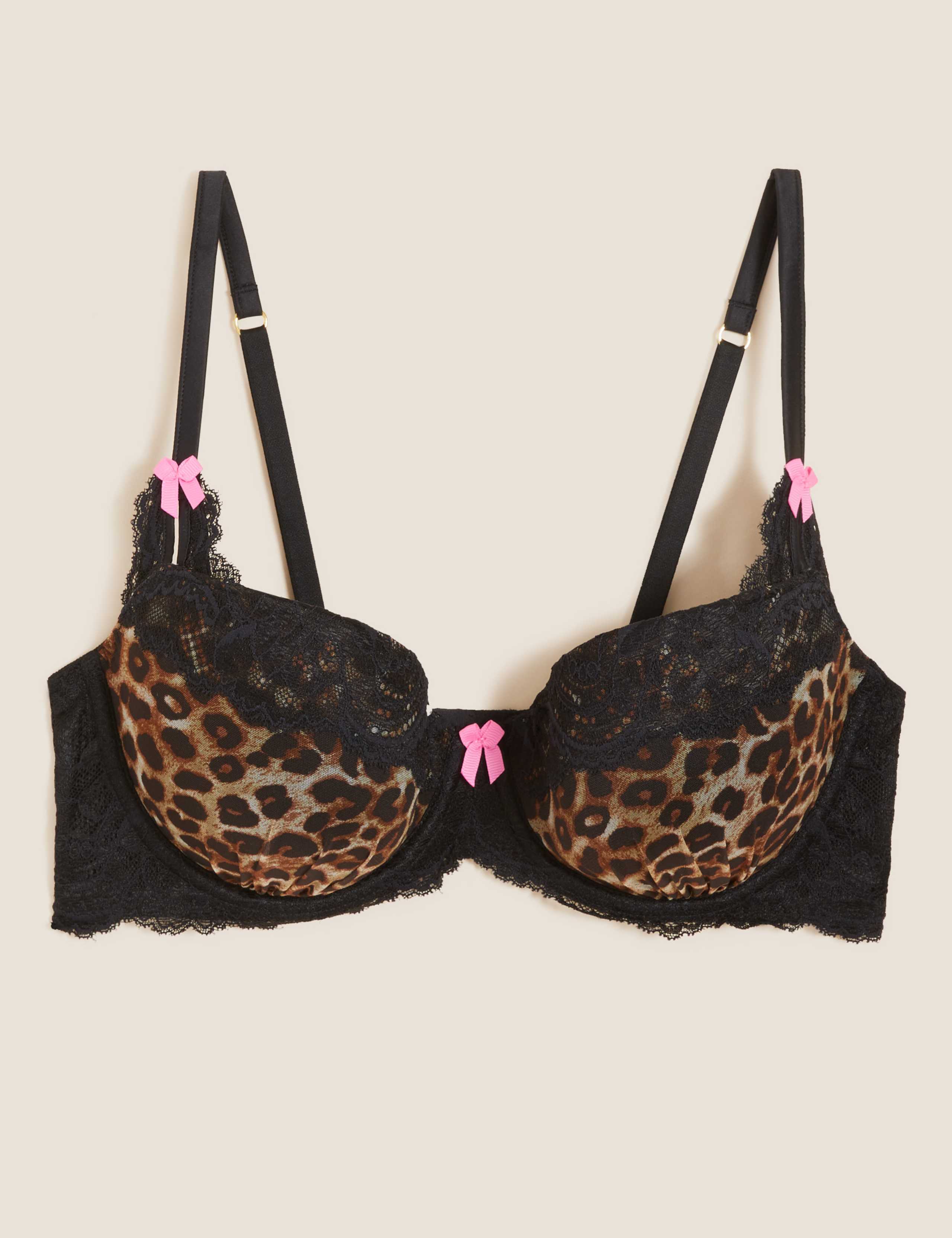 Animal Print Balcony Bra A-E 2 of 8