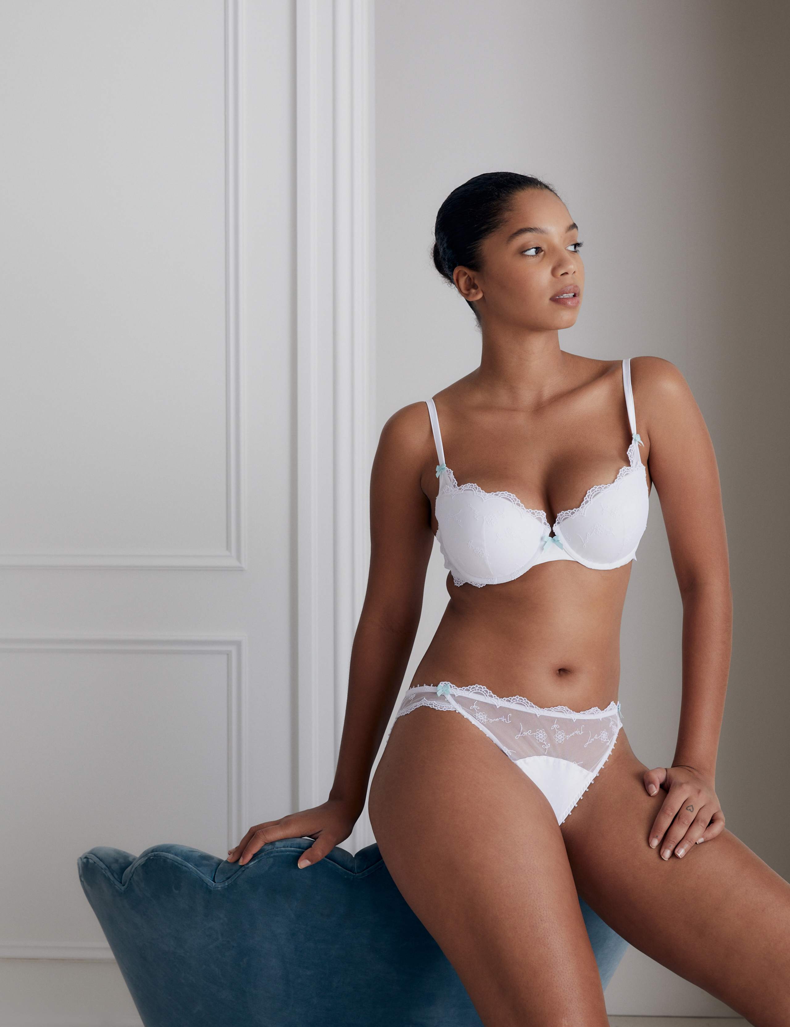 Evaline Embroidered Bikini Knickers 1 of 6