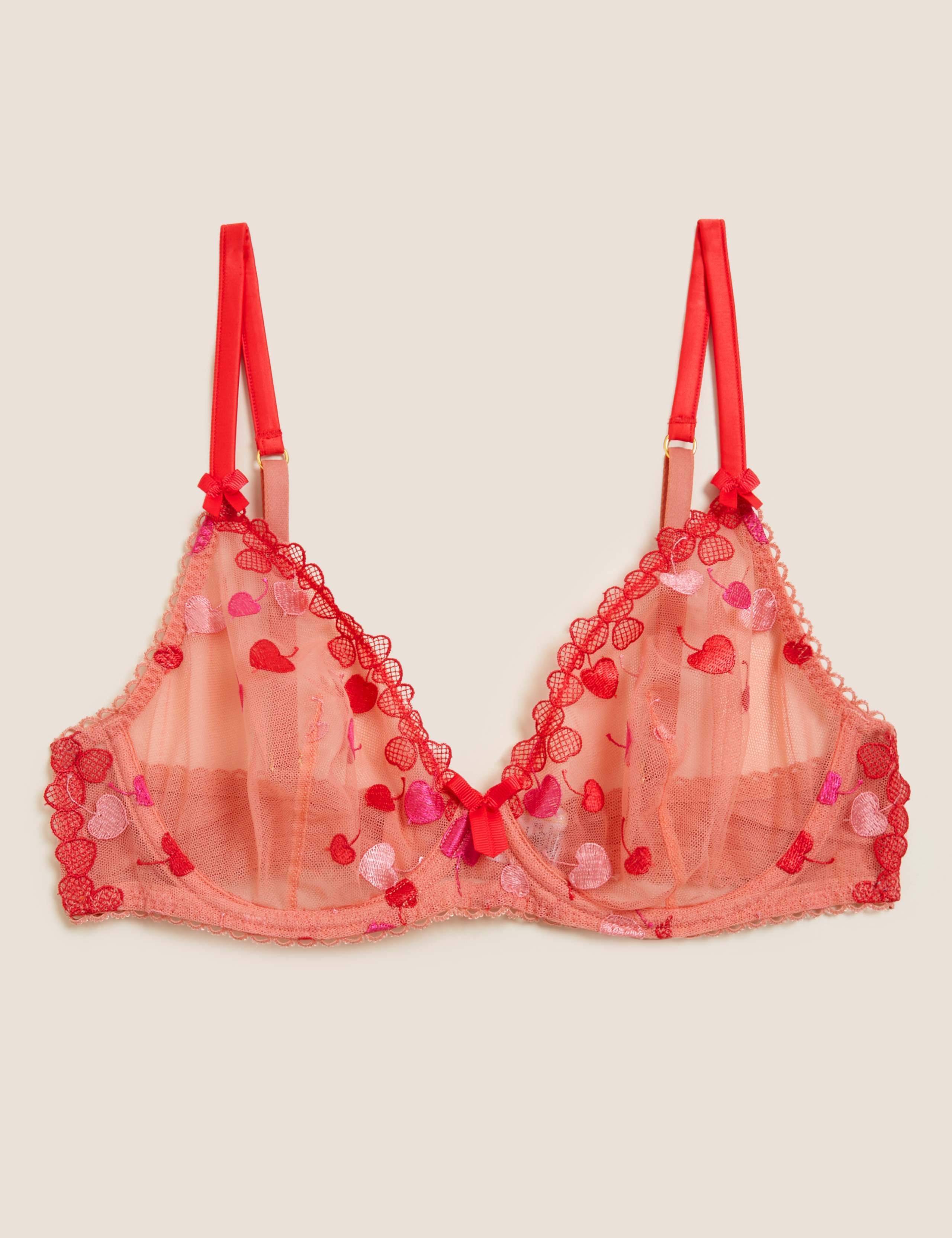 Christelle Embroidered Plunge Bra A-E 2 of 7