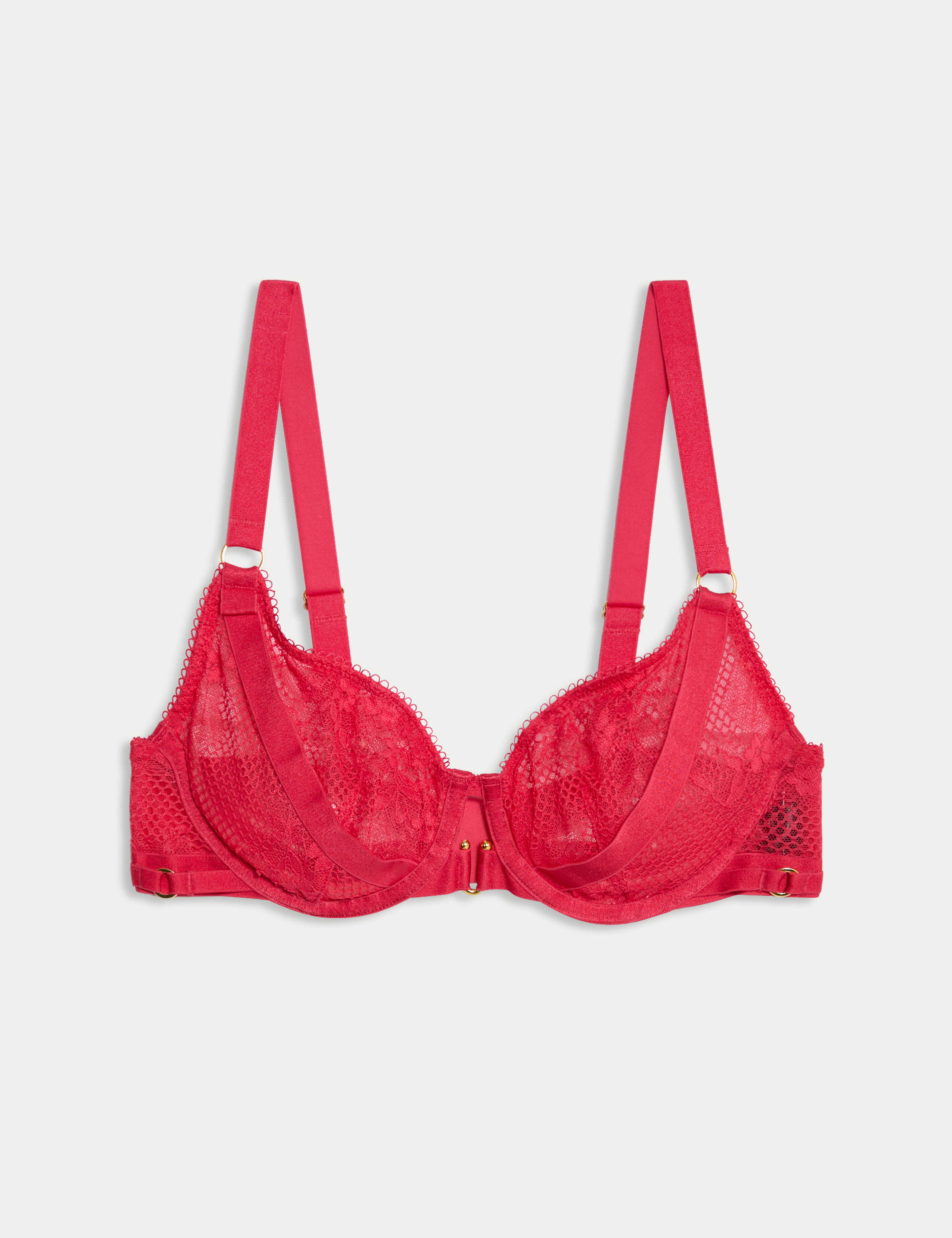Lucia Lace Wired Demi Cup Bra (A-E) 2 of 7