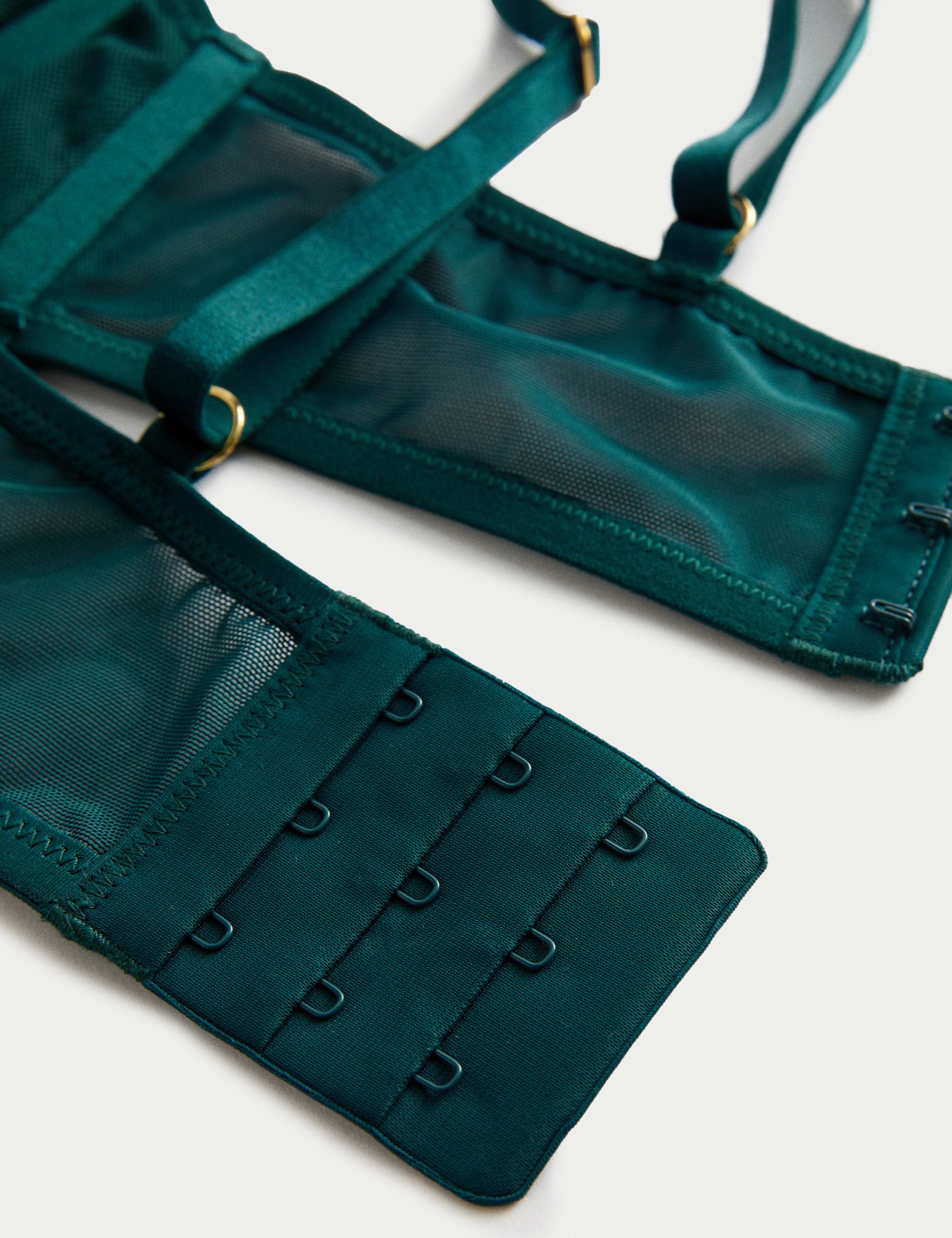 Vera Lace Wired Longline Balcony Bra (A-E) 6 of 6