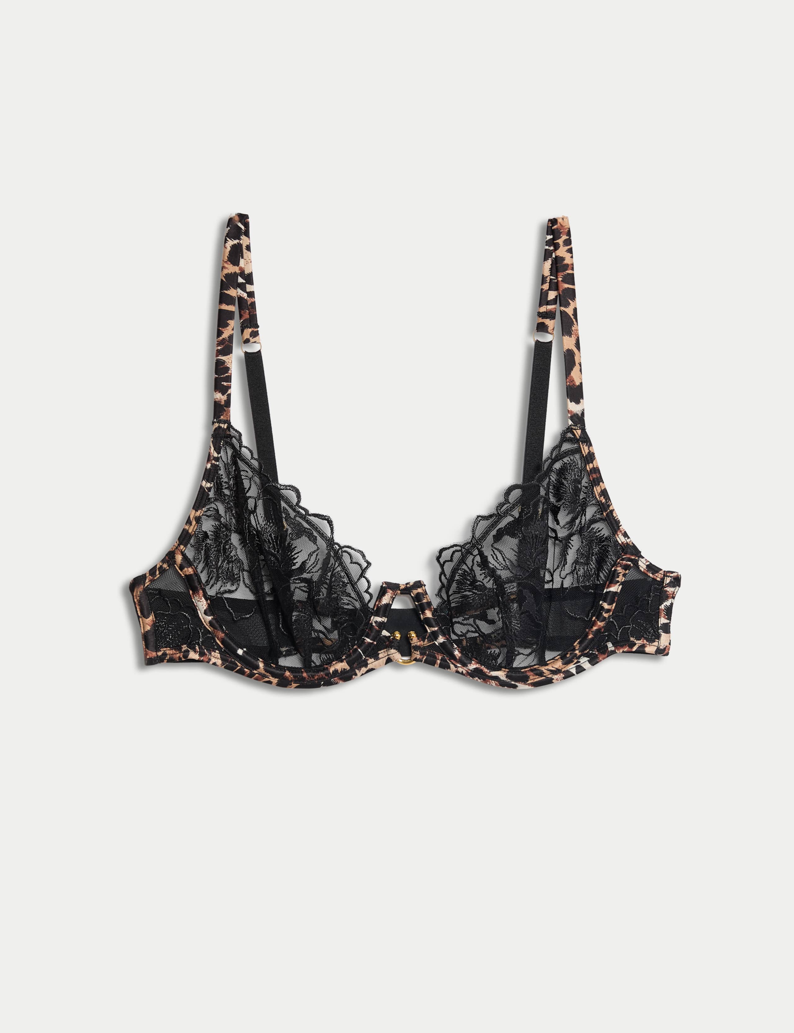 Gala Embroidery Wired Balcony Bra (A-E) 2 of 8