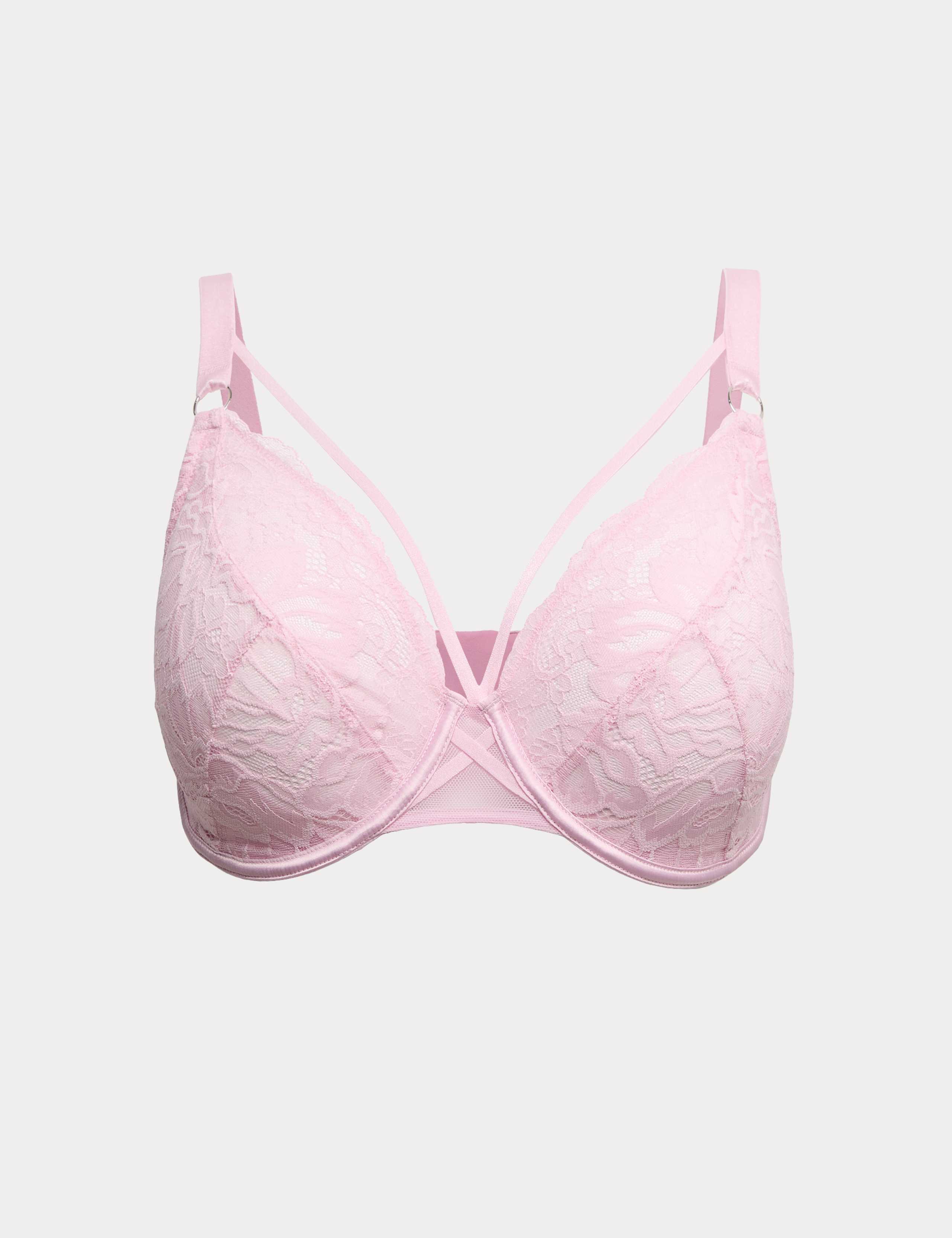 Lindy Lace Wired Plunge Bra F-H 2 of 7
