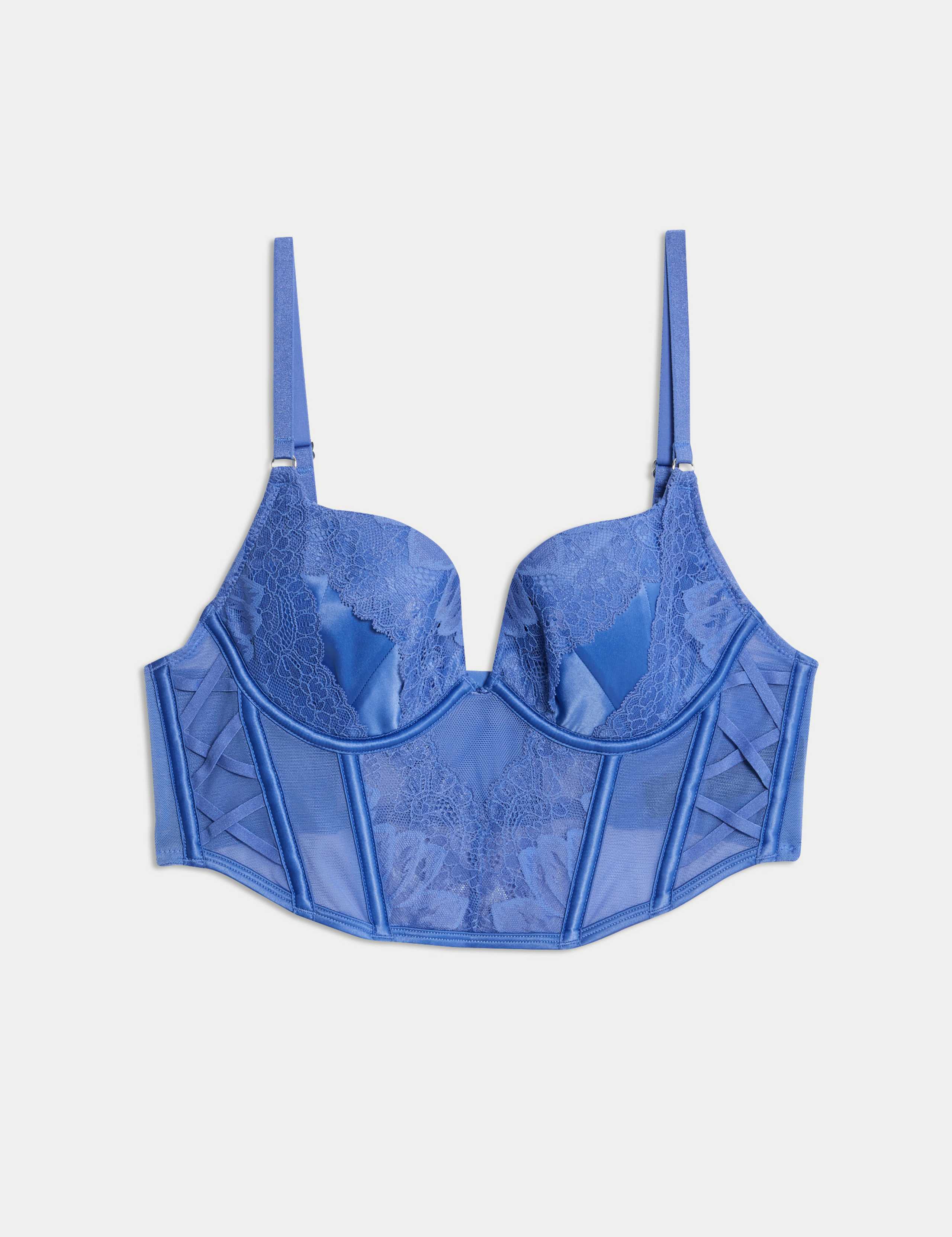 Lindy Lace Wired Sweetheart Balcony Bra A-E 2 of 7