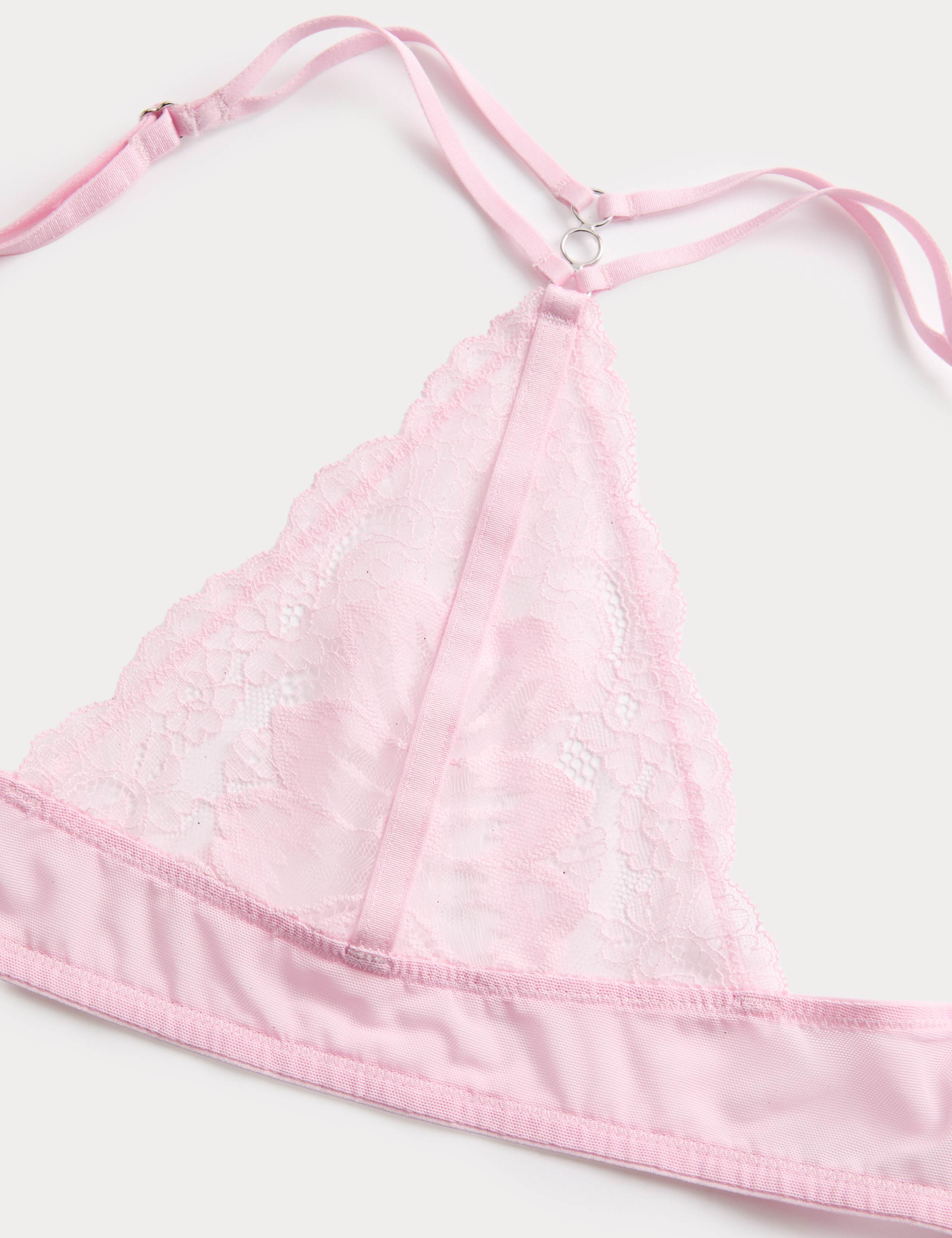 Lindy Lace Wired Push-Up Plunge Bra (A-E) 5 of 6