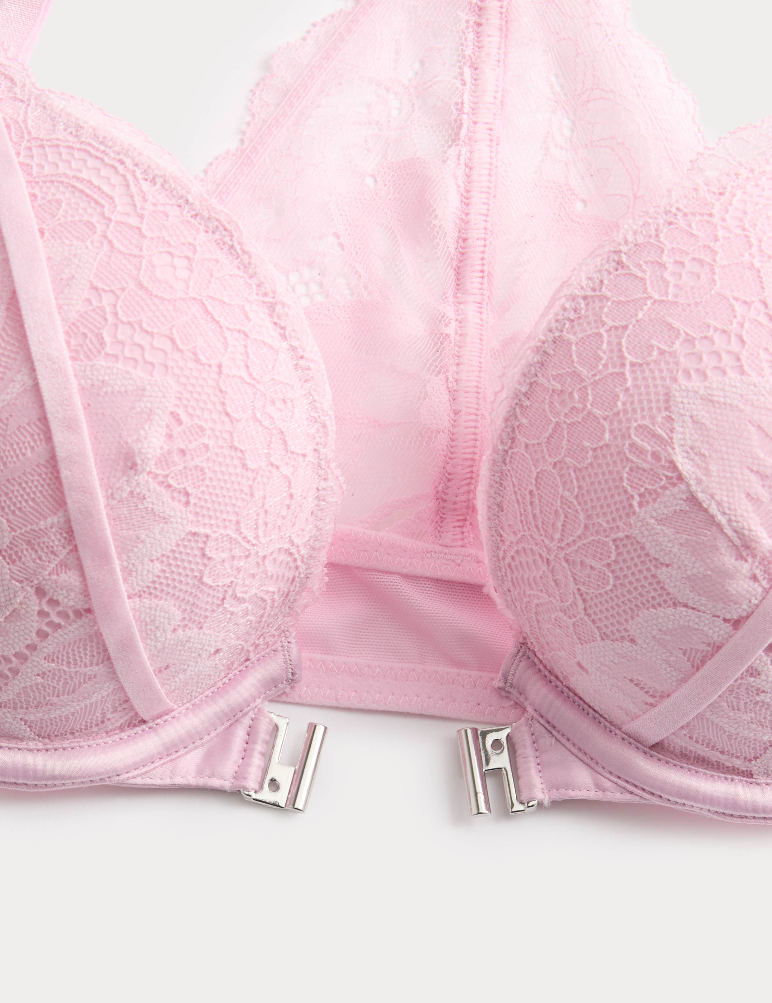 Lindy Lace Wired Push-Up Plunge Bra A-E 6 of 6