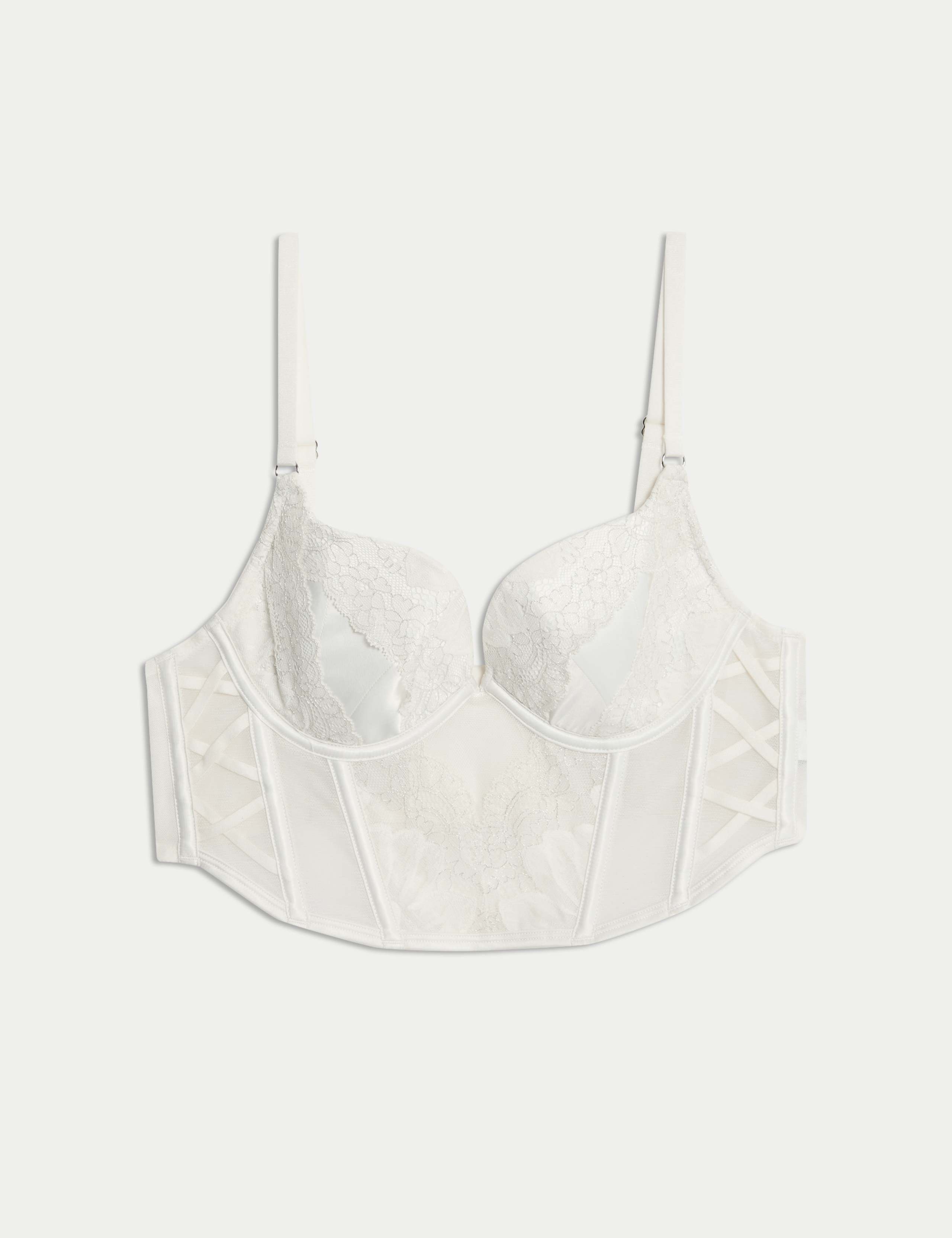 Lindy Lace Wired Sweetheart Balcony Bra A-E 2 of 8