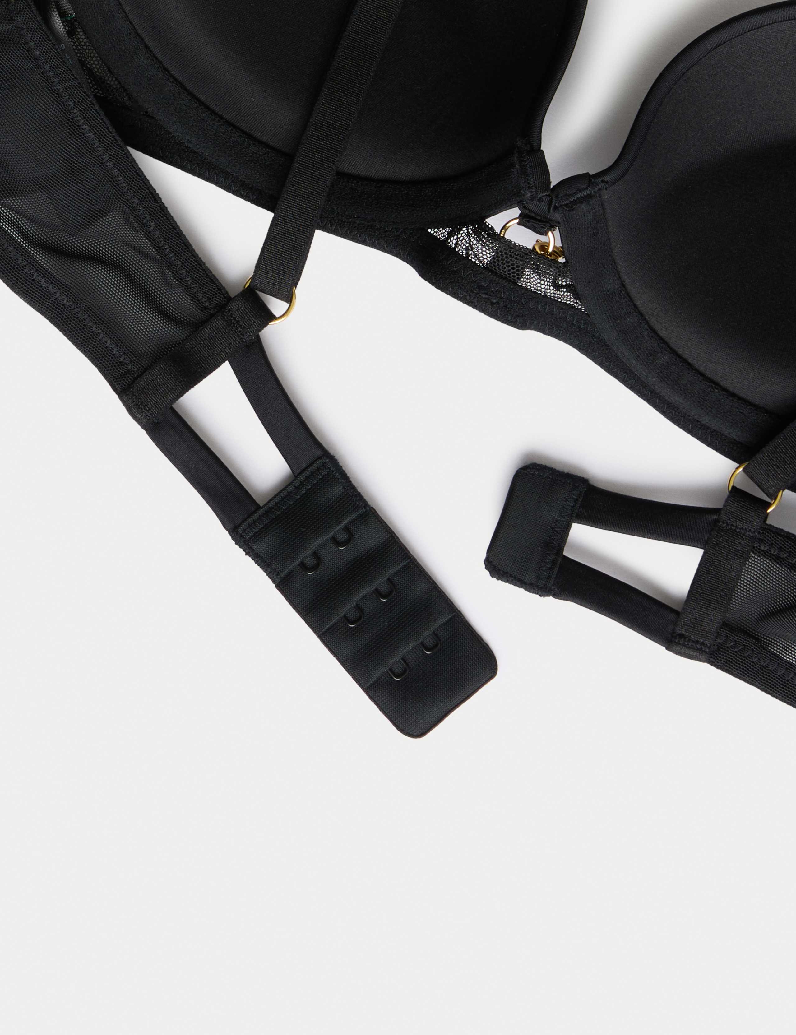 Embroidered Wired Push-Up Balcony Bra (A-E) 6 of 6