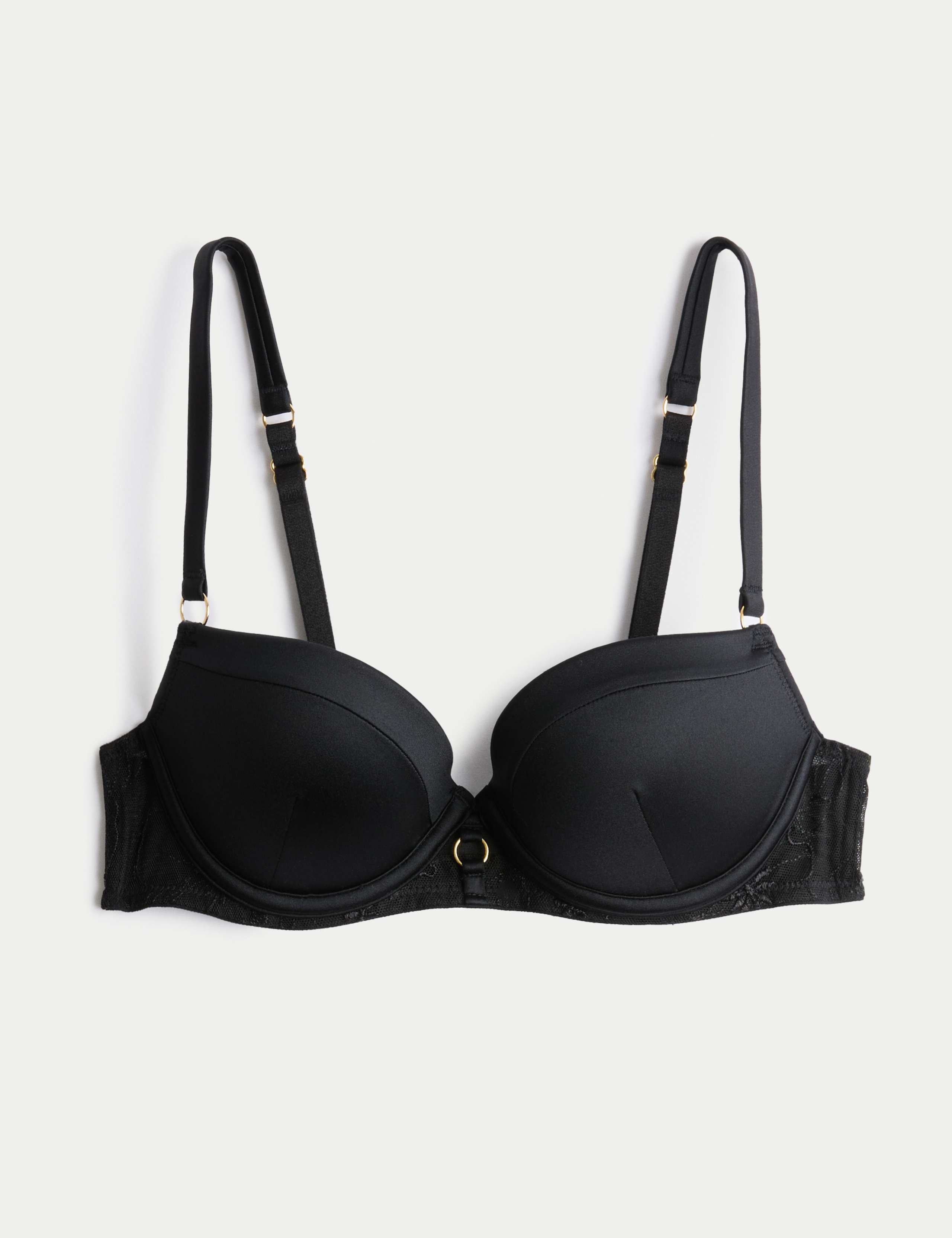 Embroidered Wired Push-Up Balcony Bra (A-E) 2 of 6