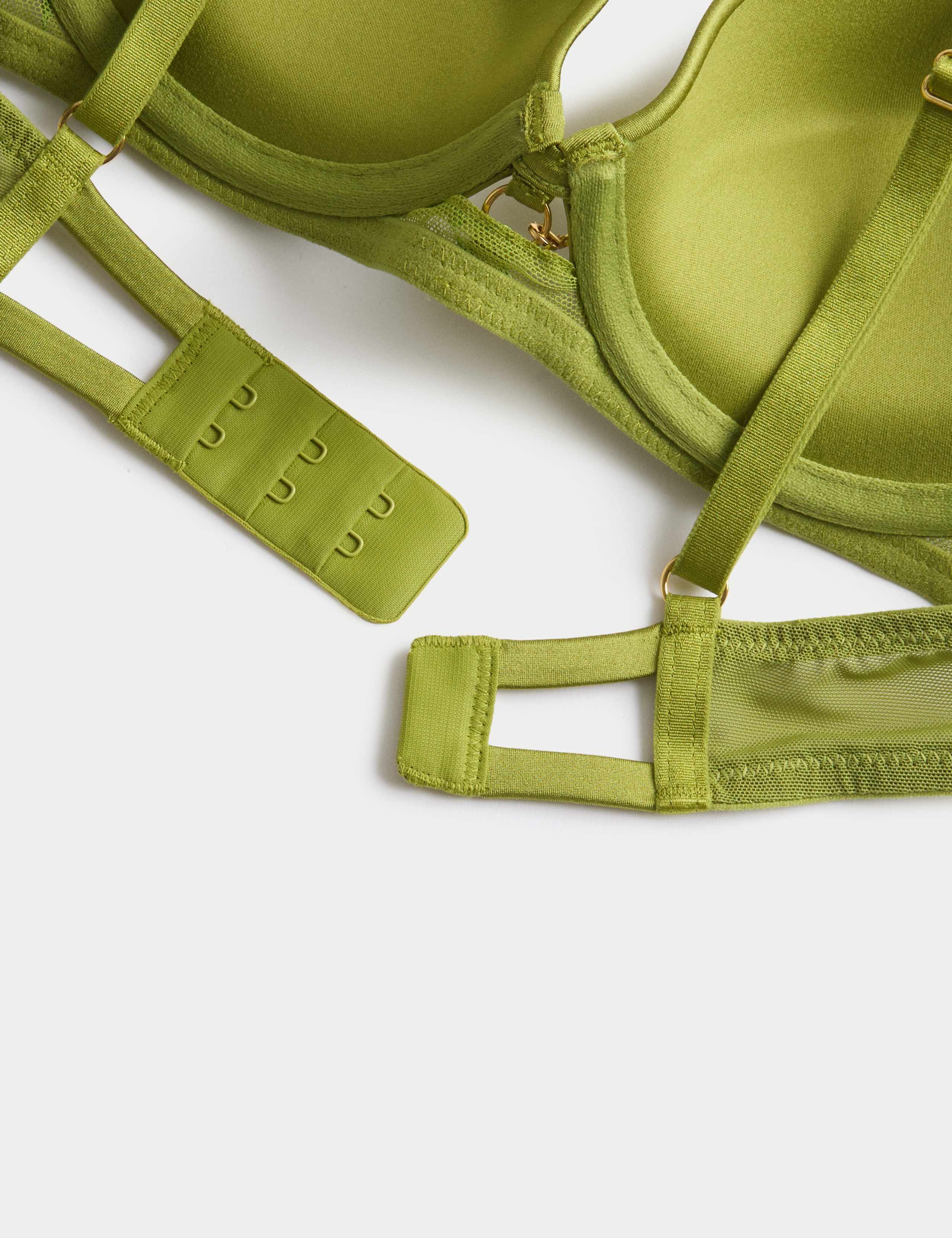 Embroidered Wired Push Up Balcony Bra (A-E) 7 of 7