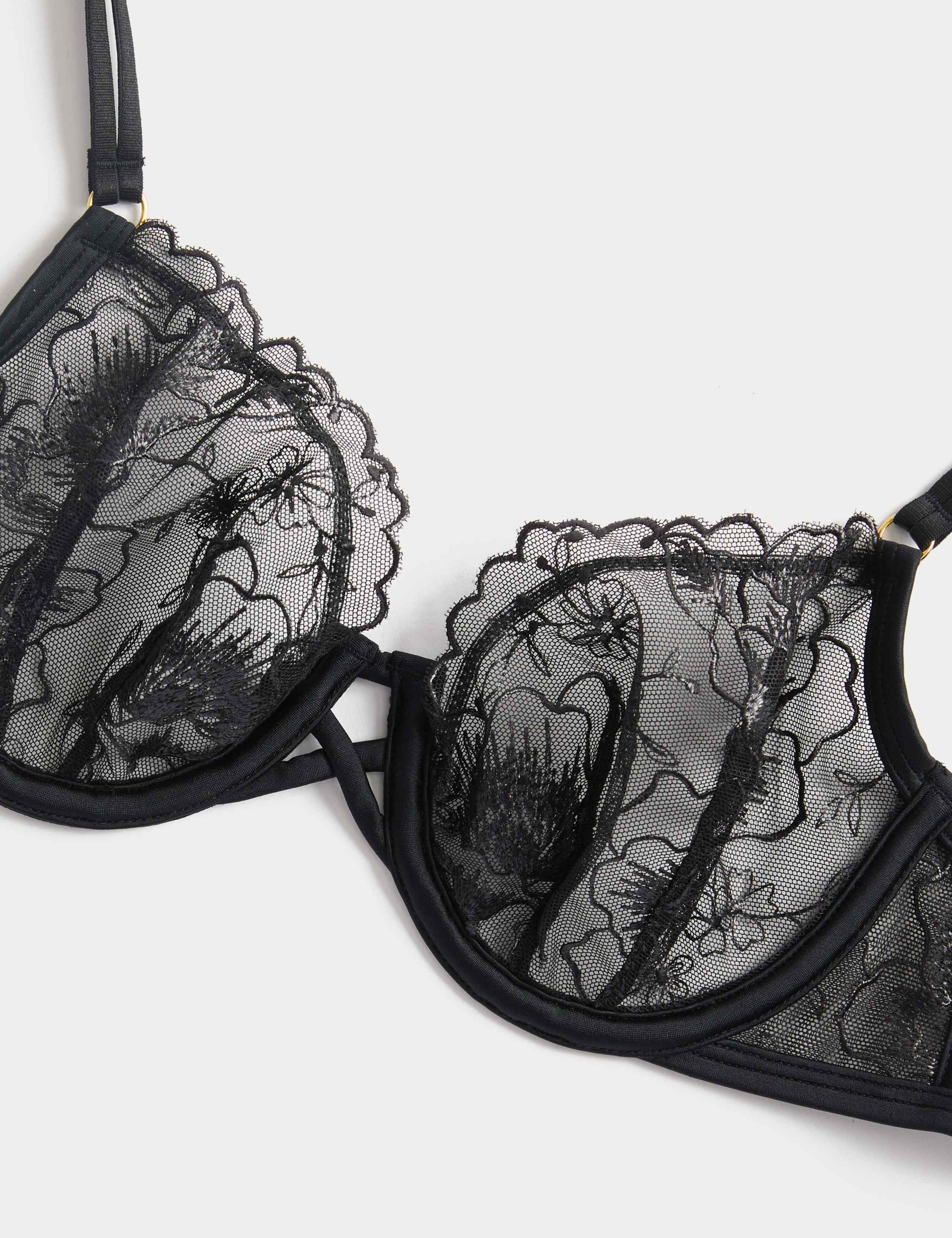 Arianna Embroidery Wired Balcony Bra (A-E) 5 of 6