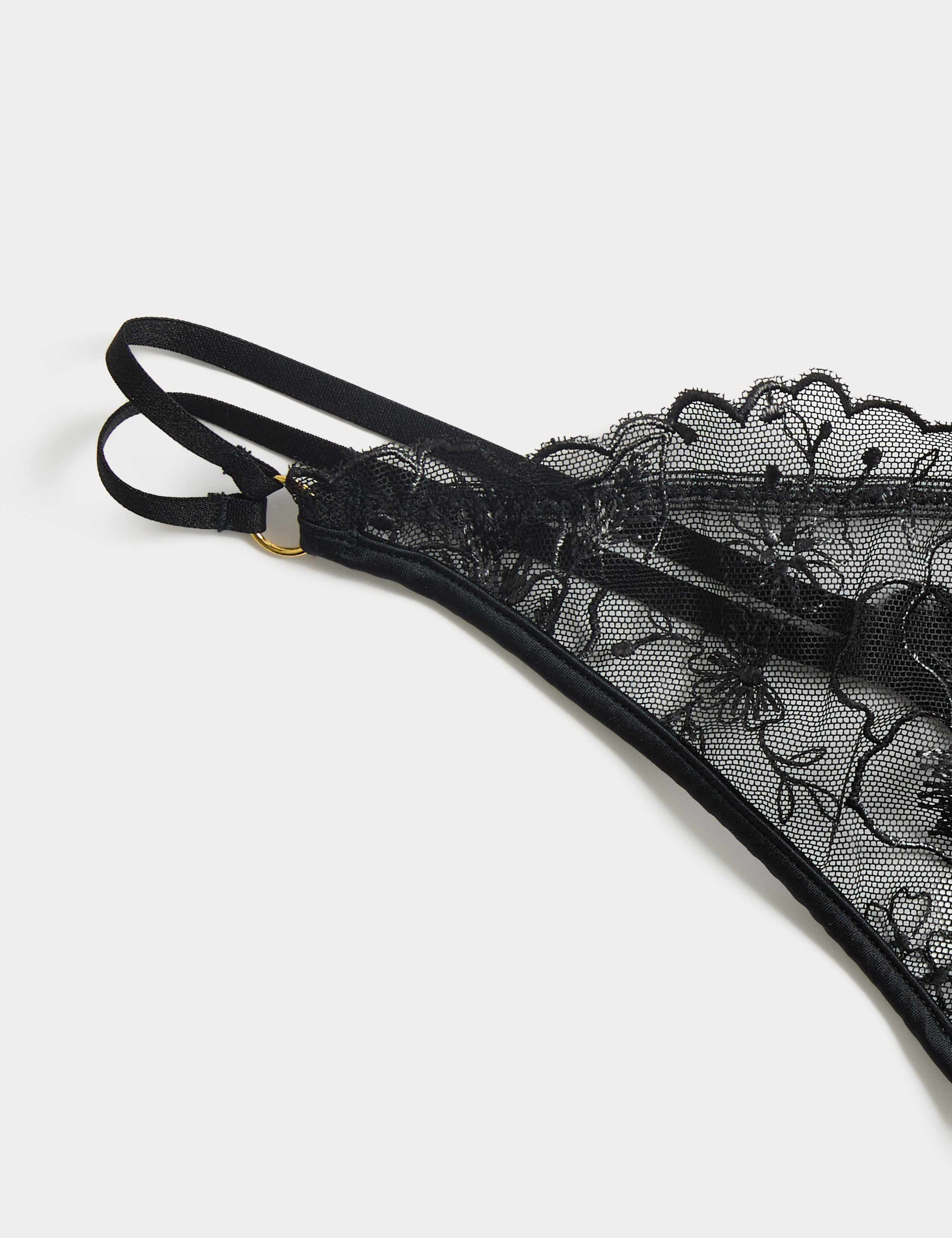 Arianna Embroidery Thong 2 of 2