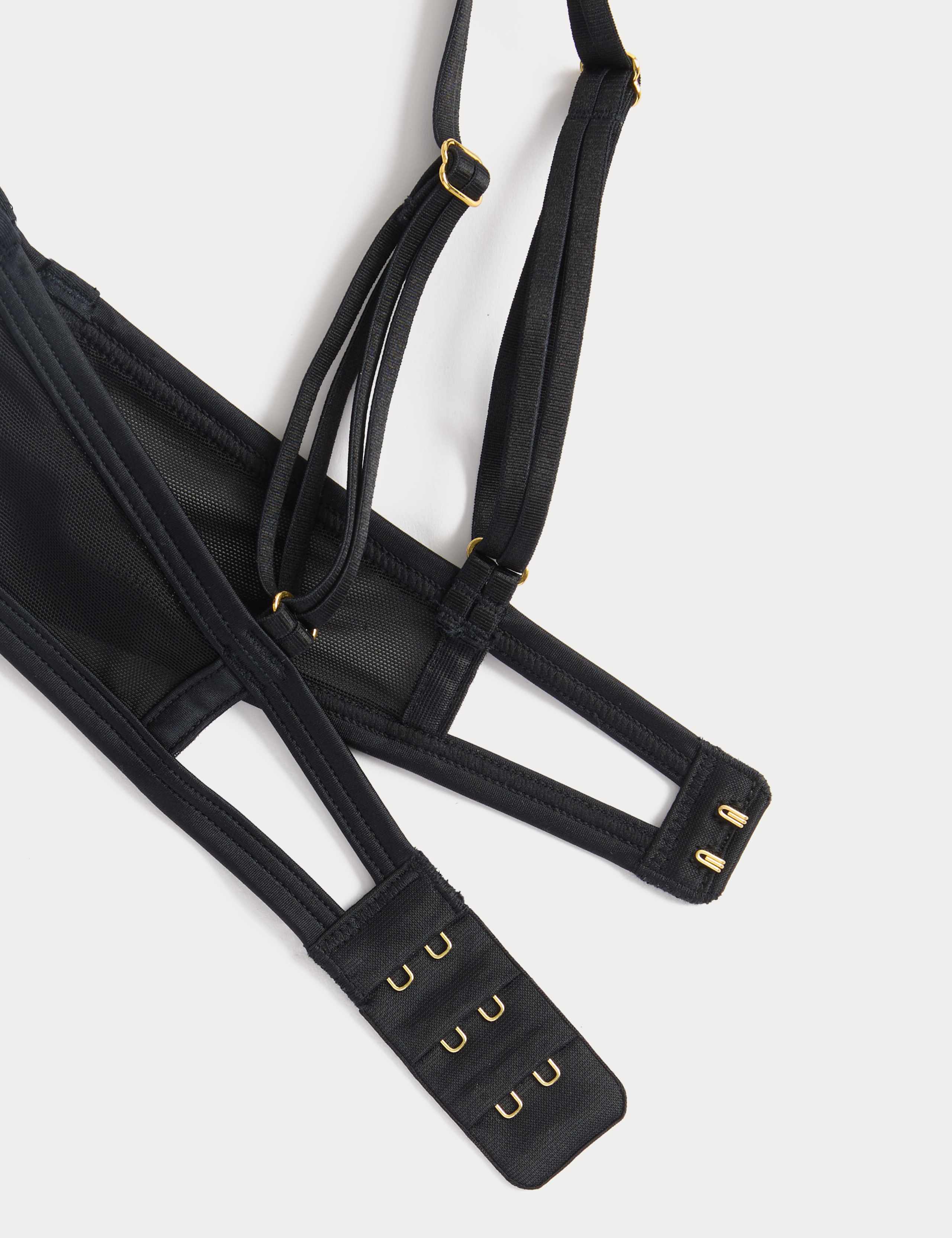 Arianna Embroidery Wired Longline Plunge Bra (A-E) 7 of 7