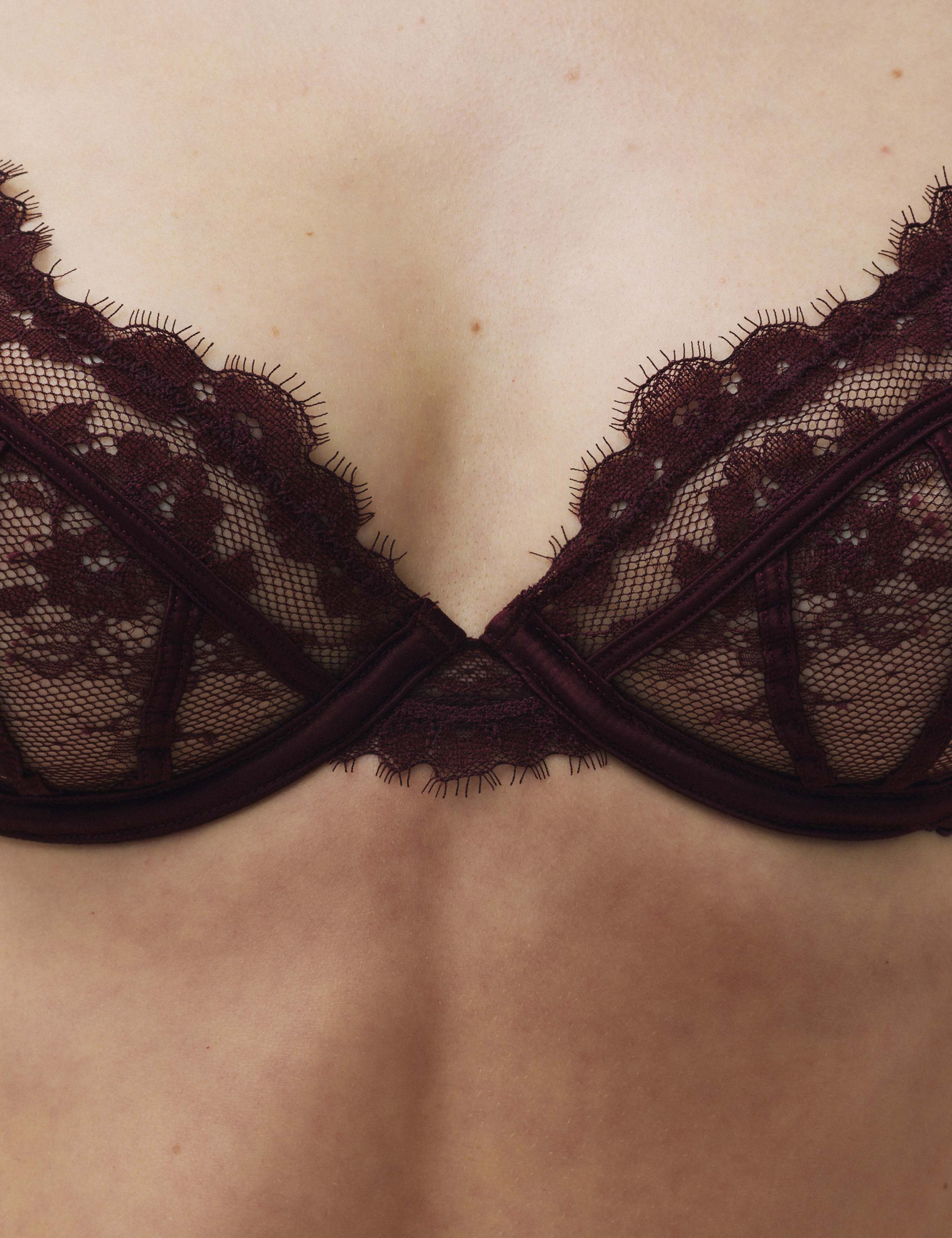 Stella Lace Wired Plunge Bra (A-E) 4 of 6