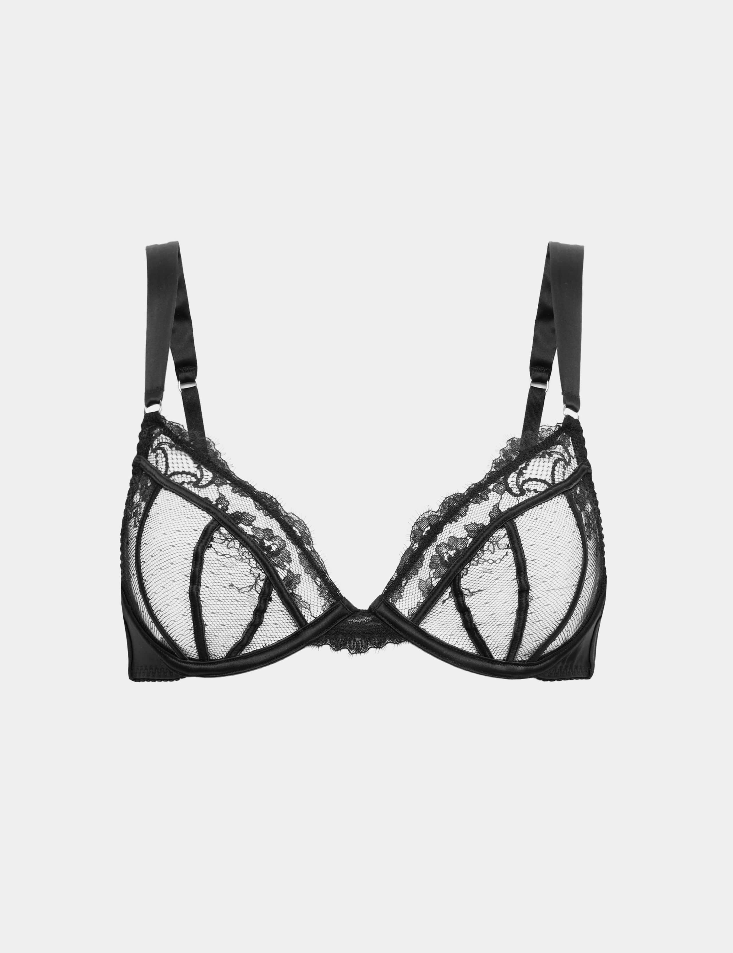 Stella Lace Wired Plunge Bra A-E 2 of 6