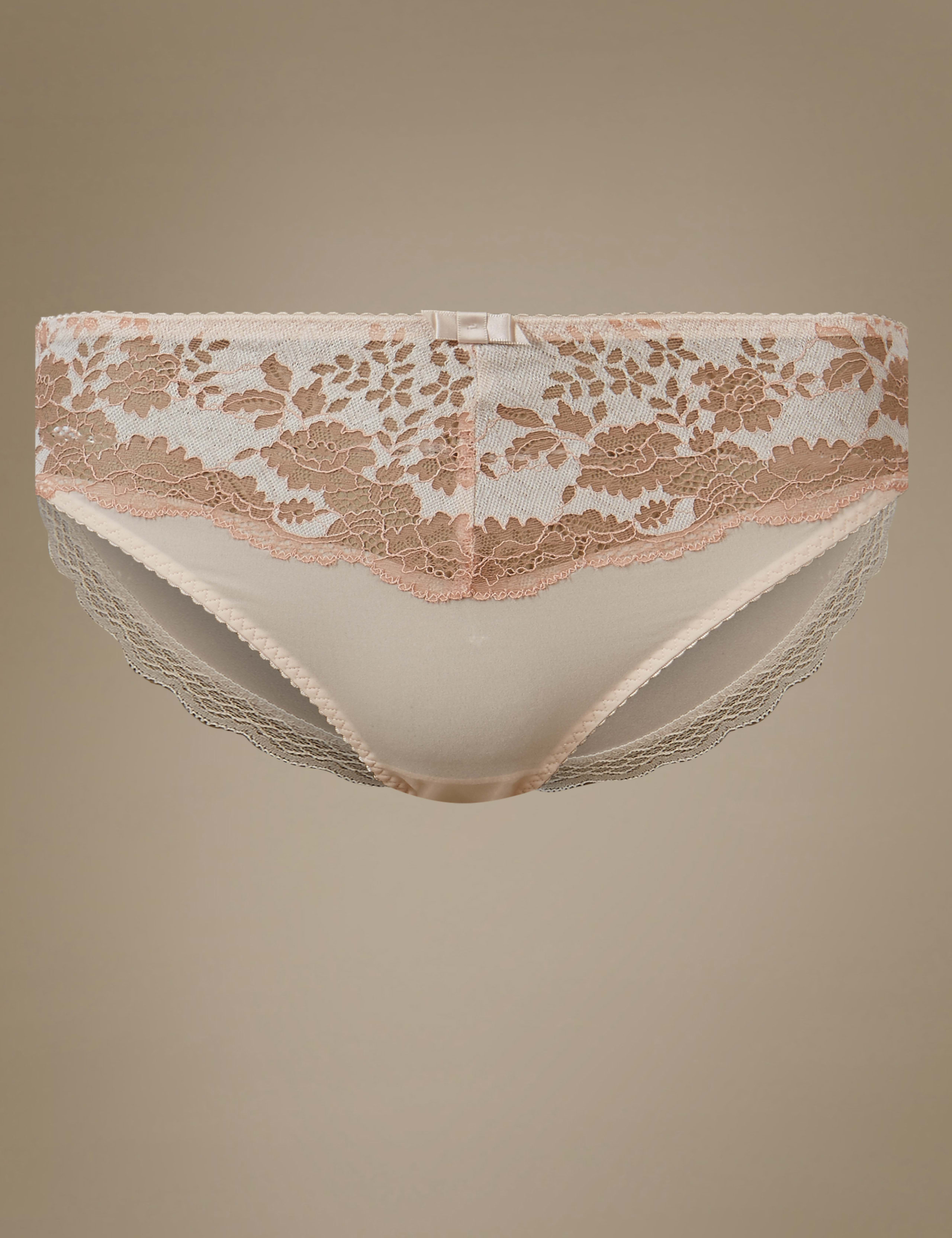 Artisan Lace High Leg Knickers 2 of 4