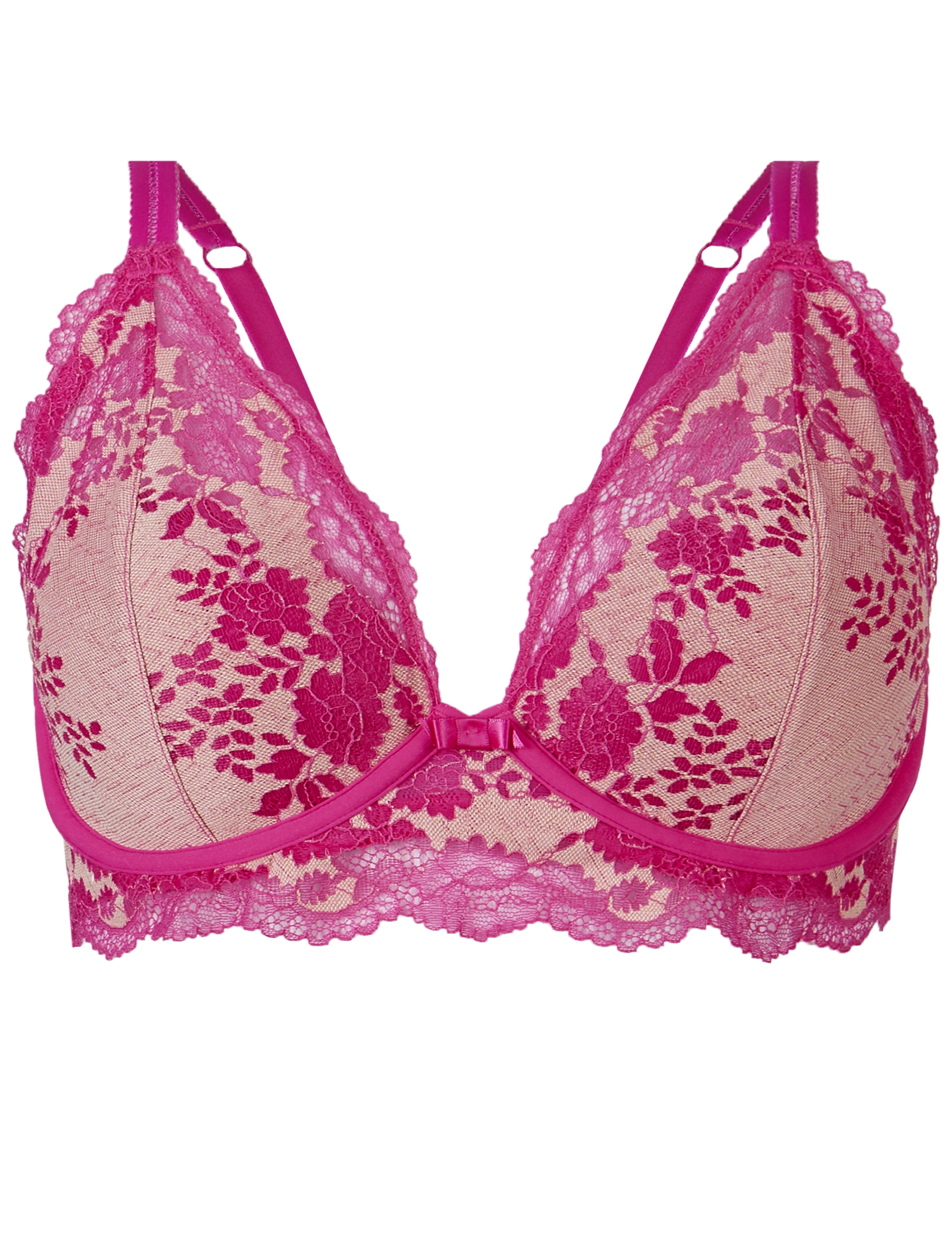 Lace Padded Plunge Bra A-DD 5 of 5