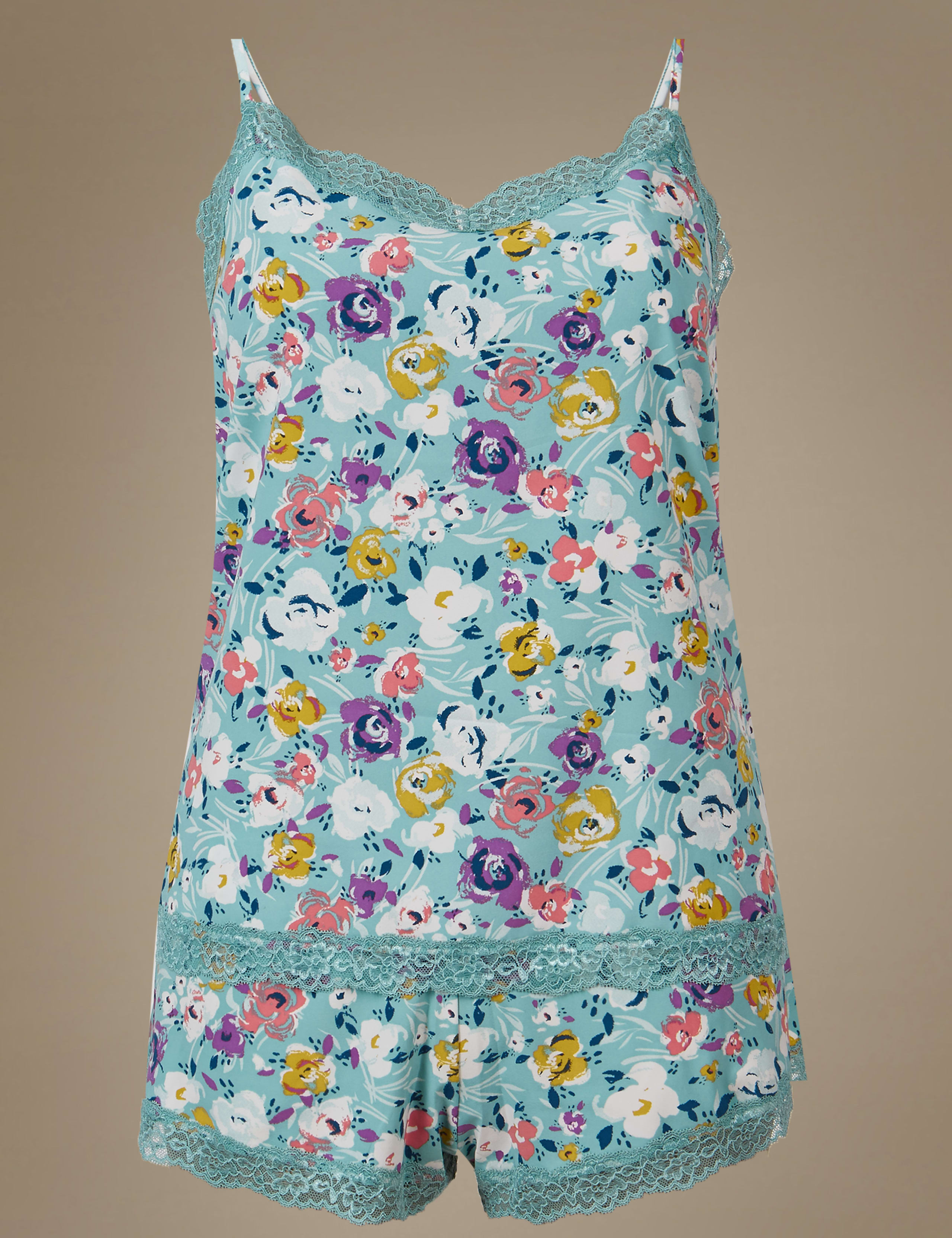 Artiste Print Camisole & French Knickers 2 of 6