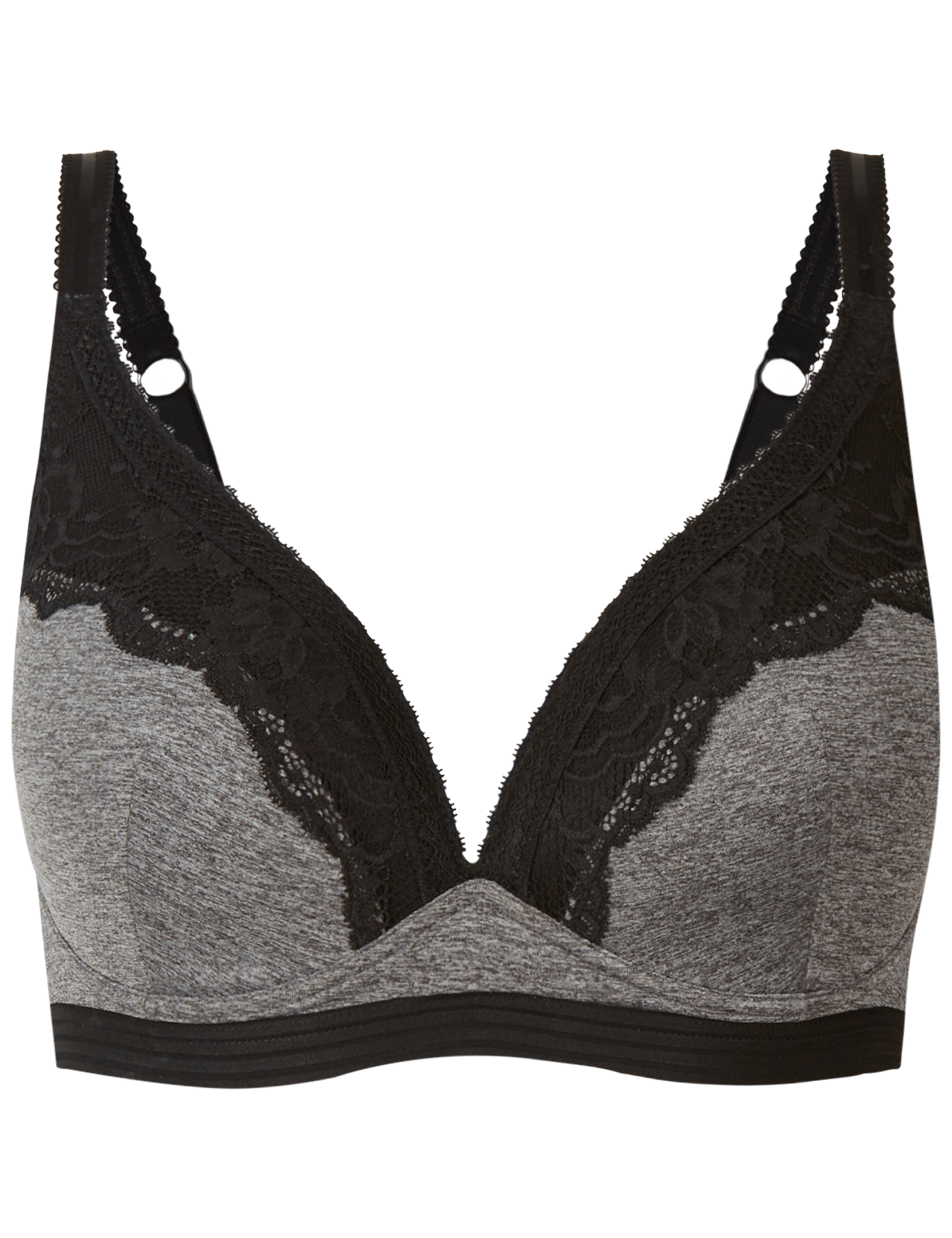 Athleisure Lace Lounge Plunge Bra A-E 6 of 6