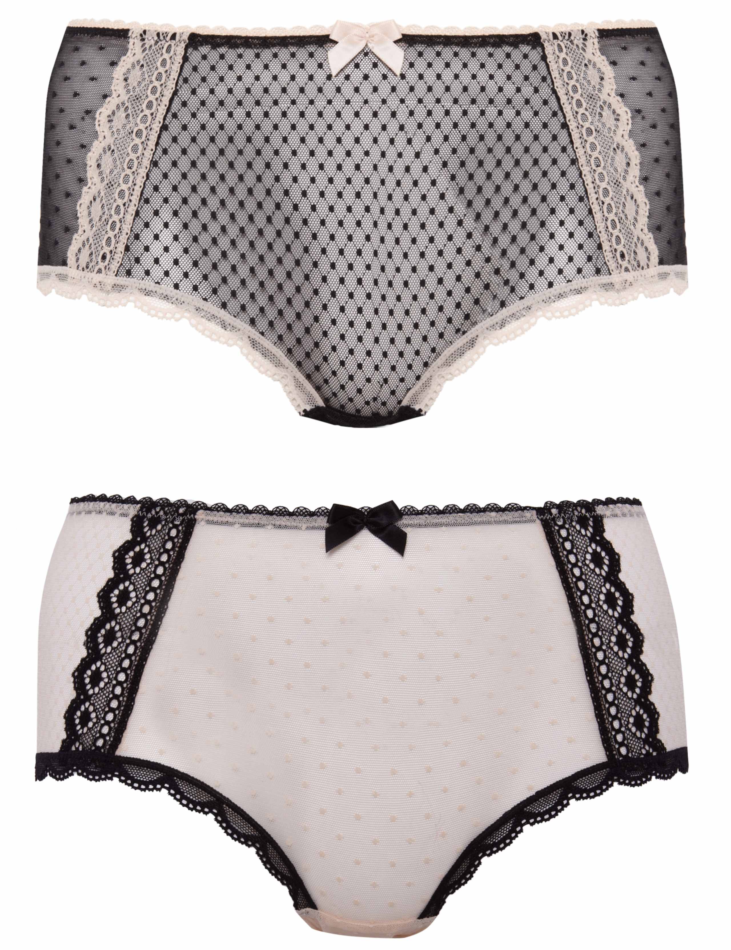2 Pack Floral Lace & Mesh Shorts 3 of 5