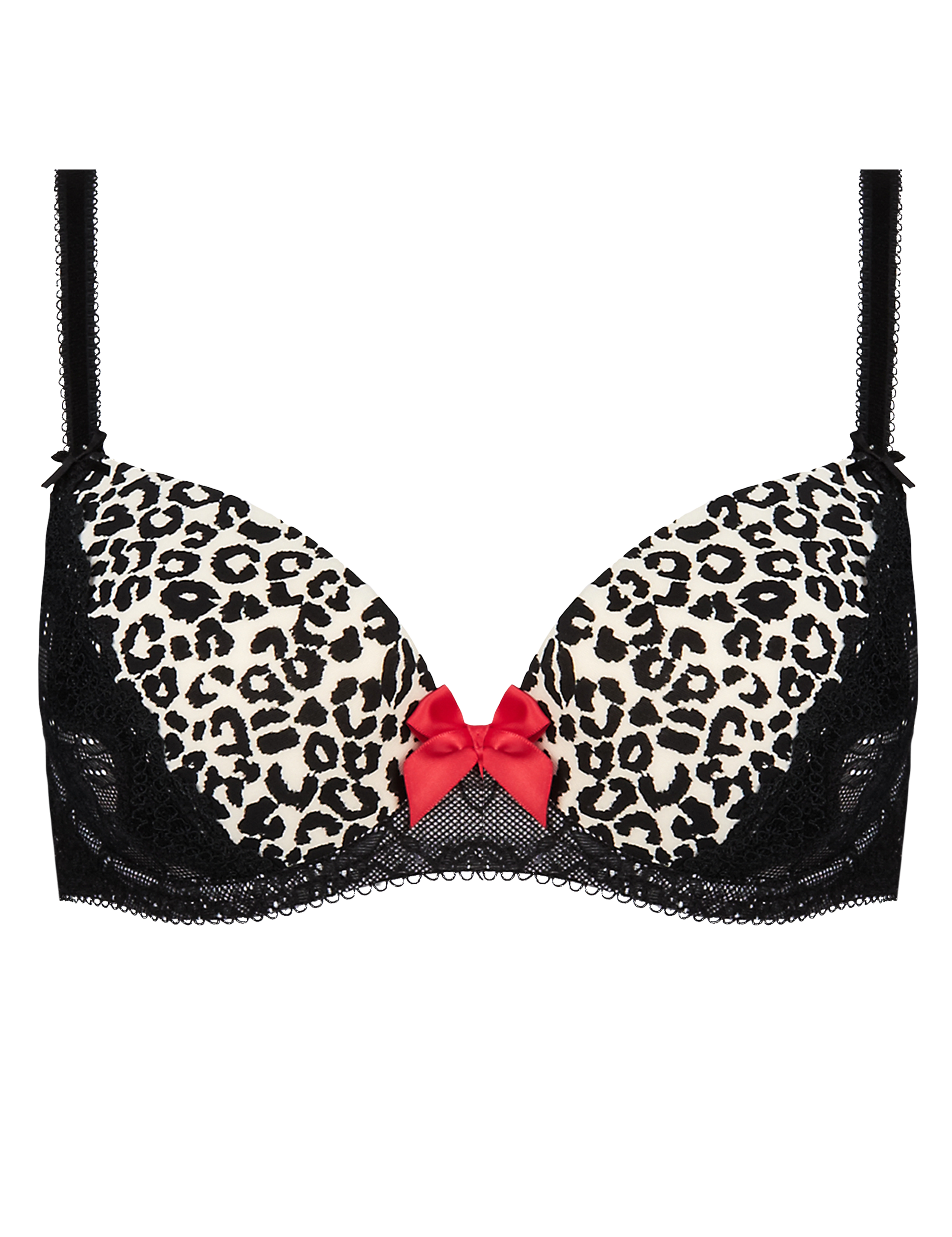 Animal Print Padded Balcony A-DD Bra 2 of 5
