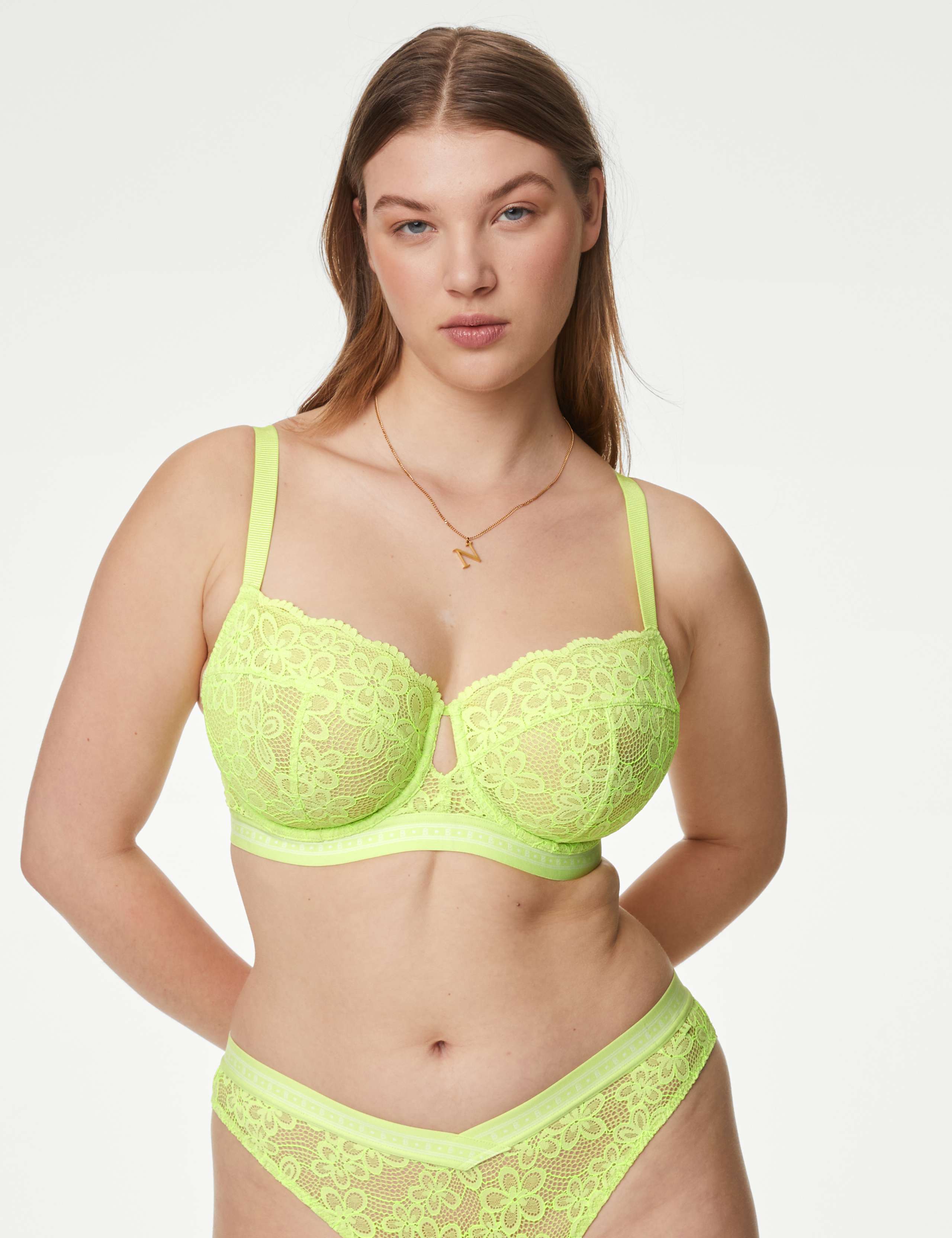 Cleo Lace Wired Balcony Bra (F-H) 3 of 7