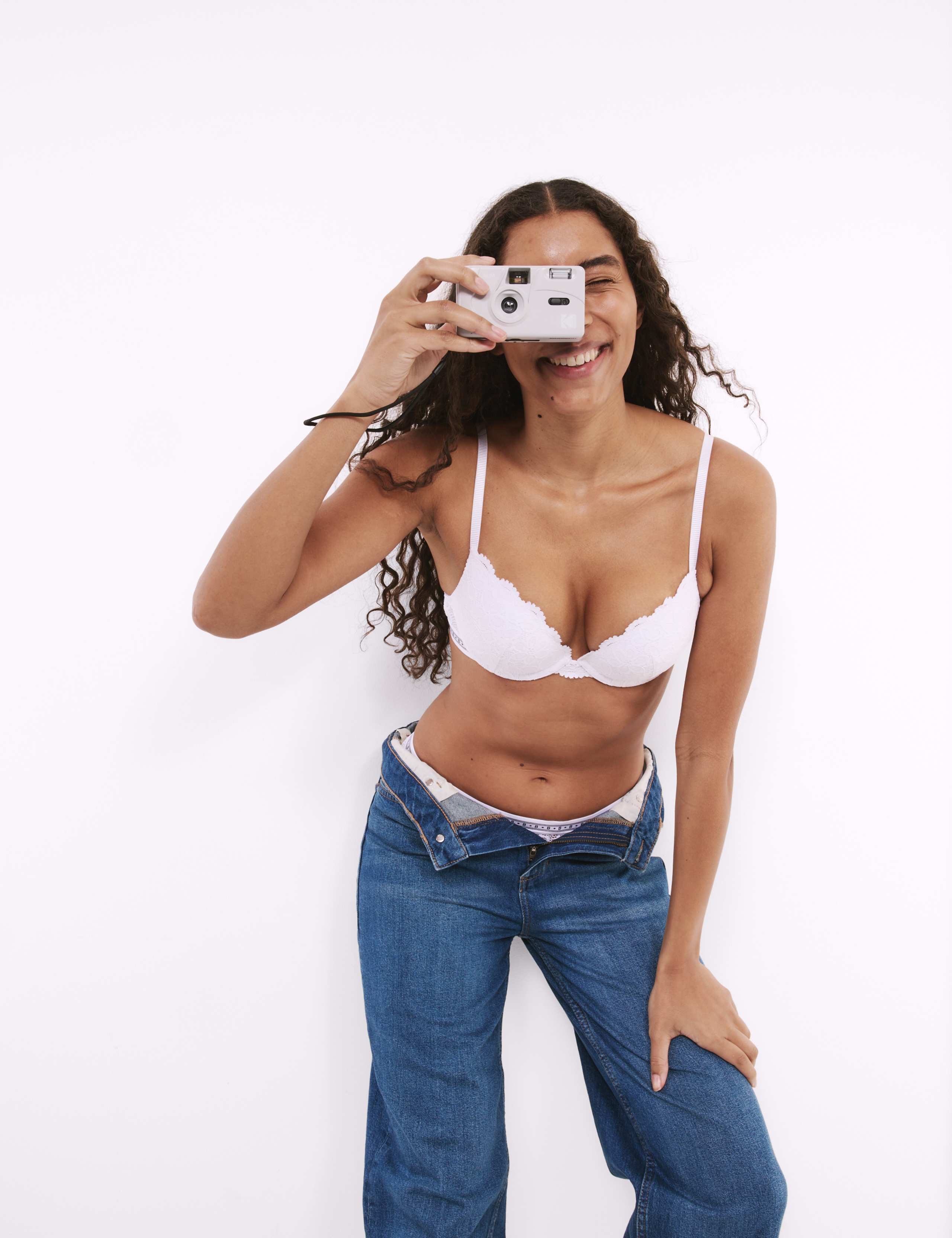 Cleo Lace Wired Push Up Plunge Bra A-E 4 of 8