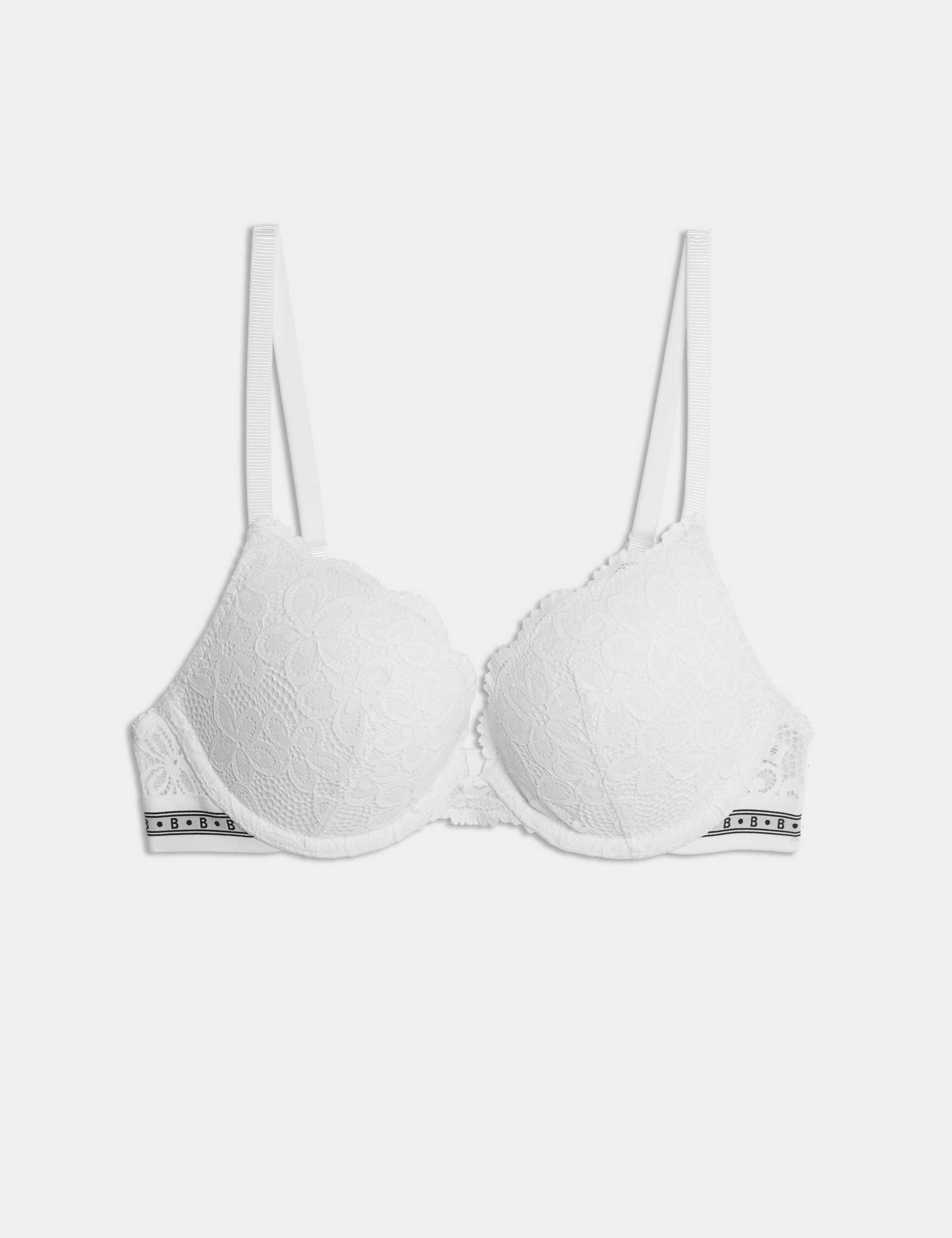 Cleo Lace Wired Push Up Plunge Bra A-E 2 of 8