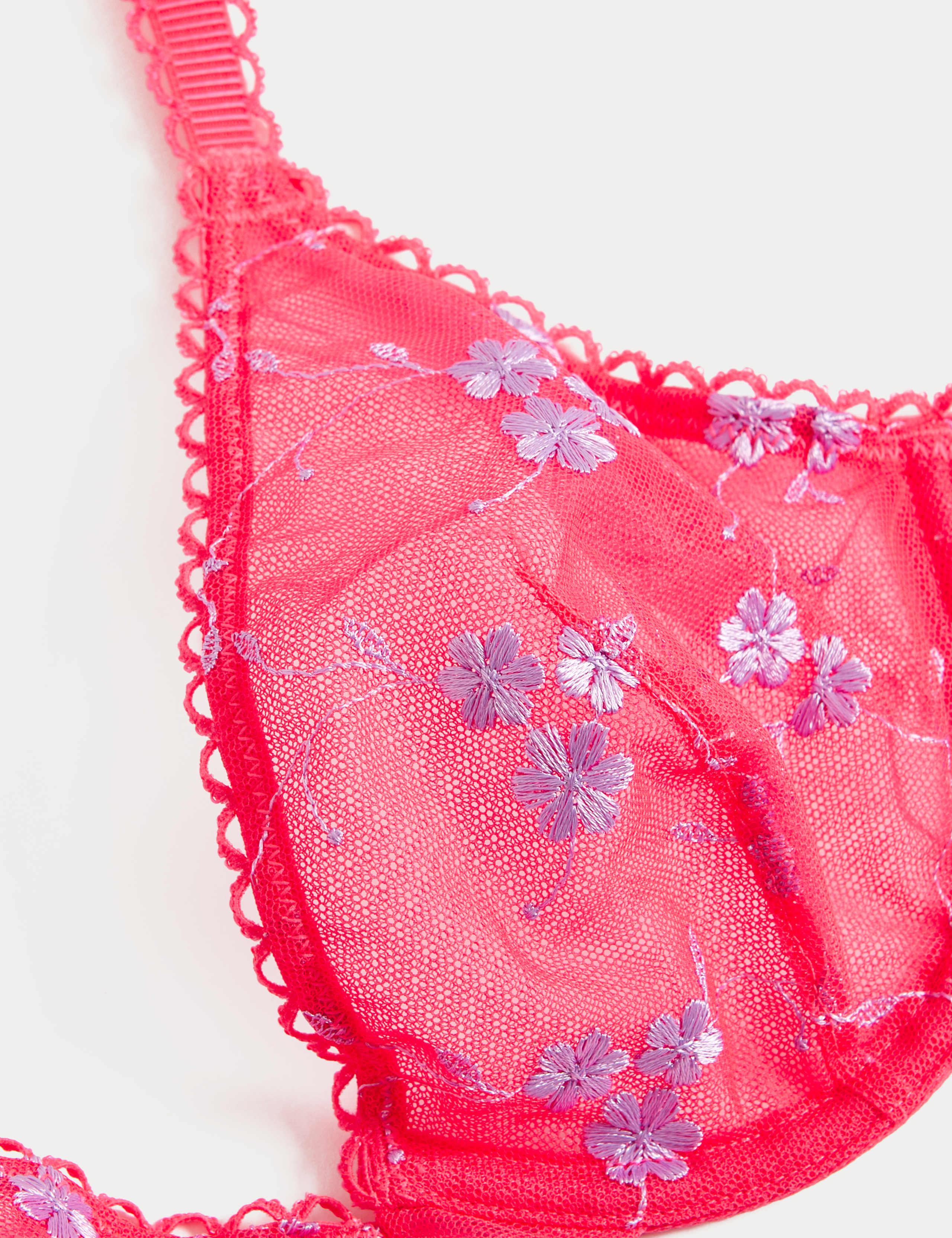 Karina Embroidery Wired Plunge Bra (A-E) 7 of 8