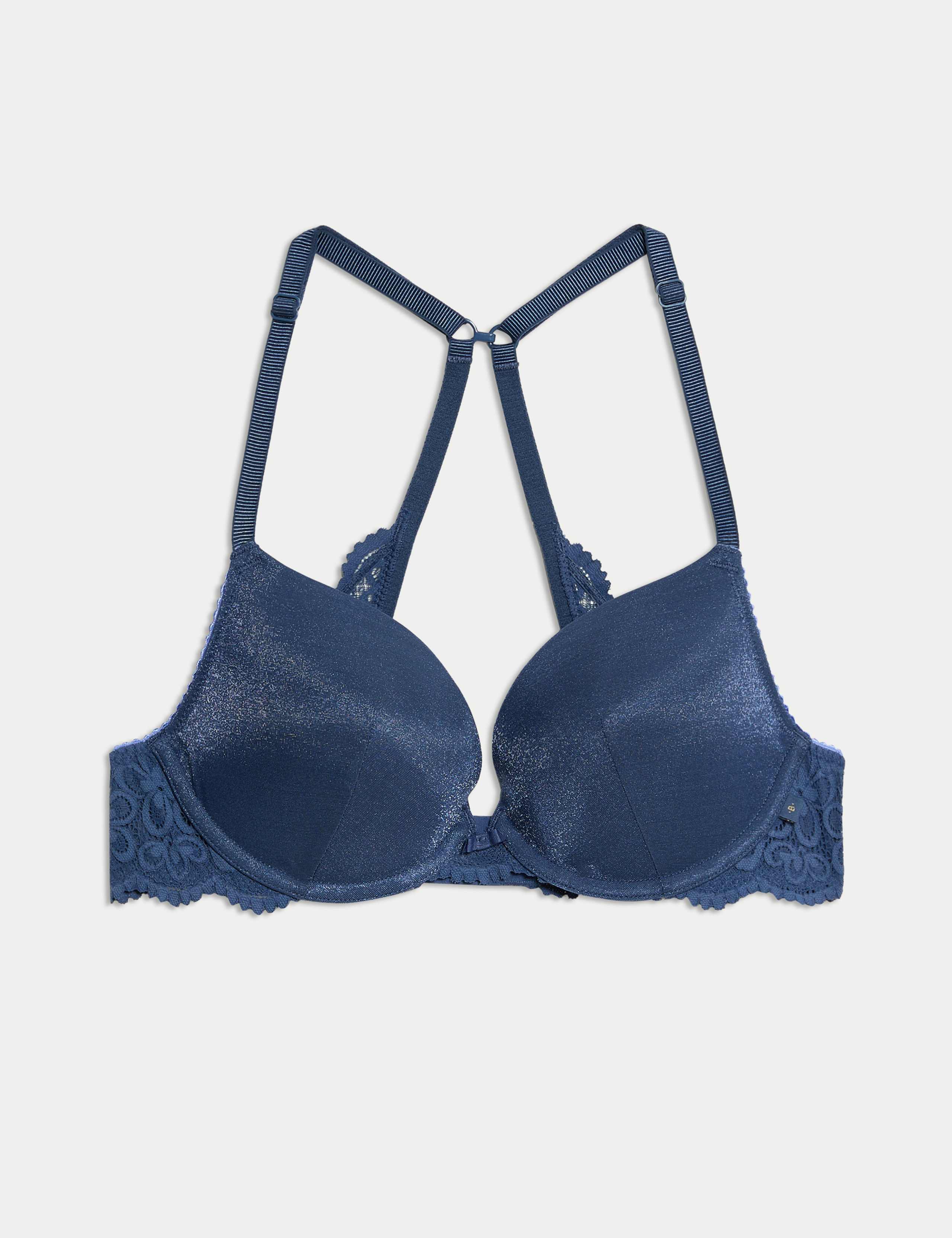 Hanna Glossie Wired Push-Up Plunge Bra (A-E) 2 of 7