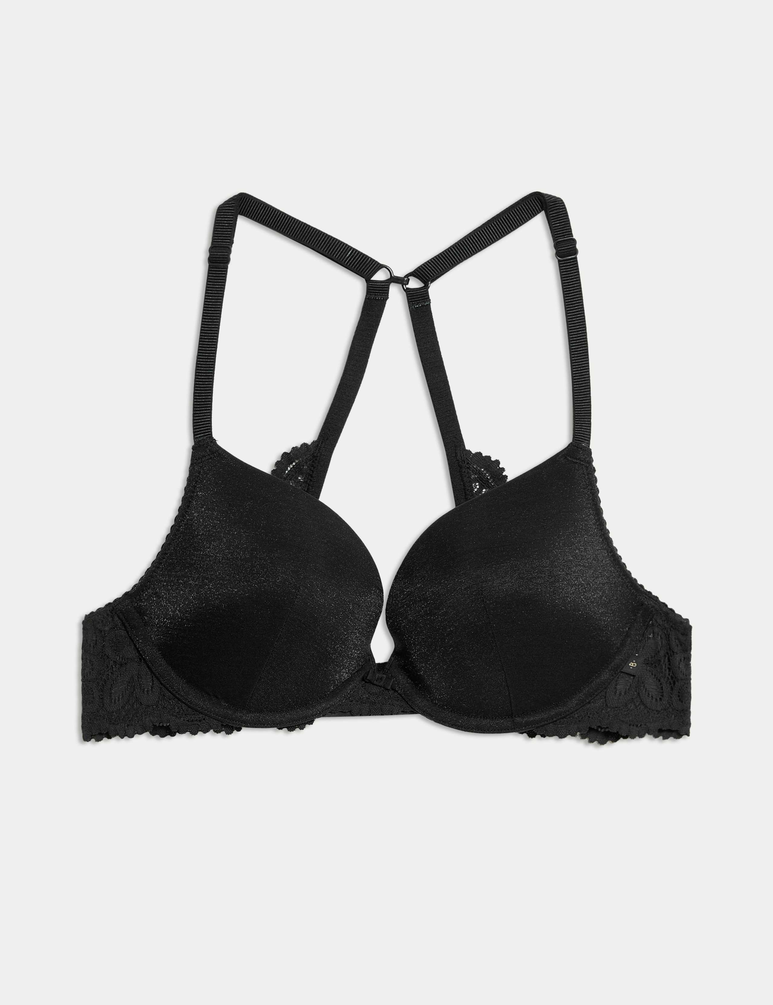 Hanna Glossie Wired Push-Up Plunge Bra A-E 2 of 7