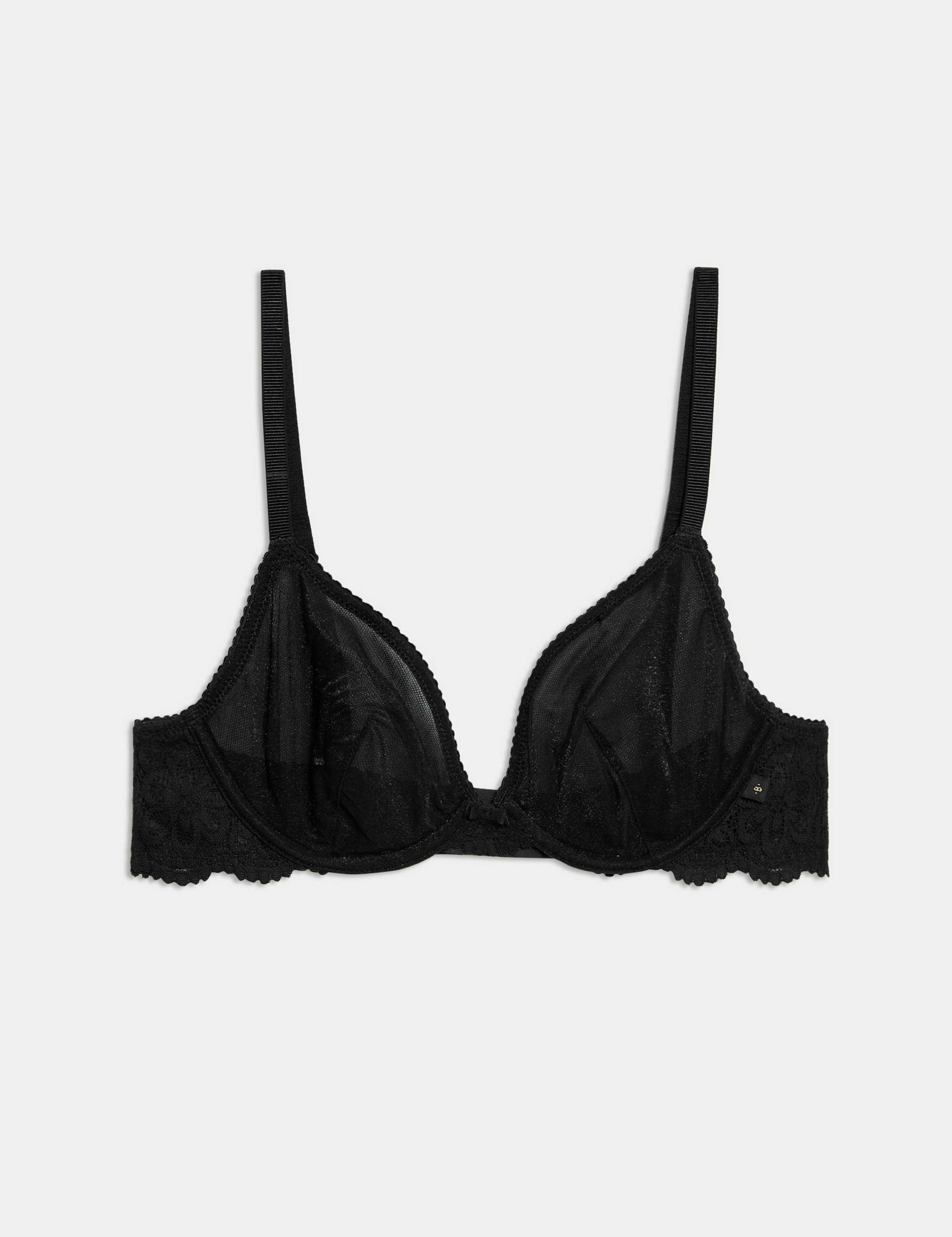 Hanna Glossie Wired Plunge Bra (A-E) 2 of 6
