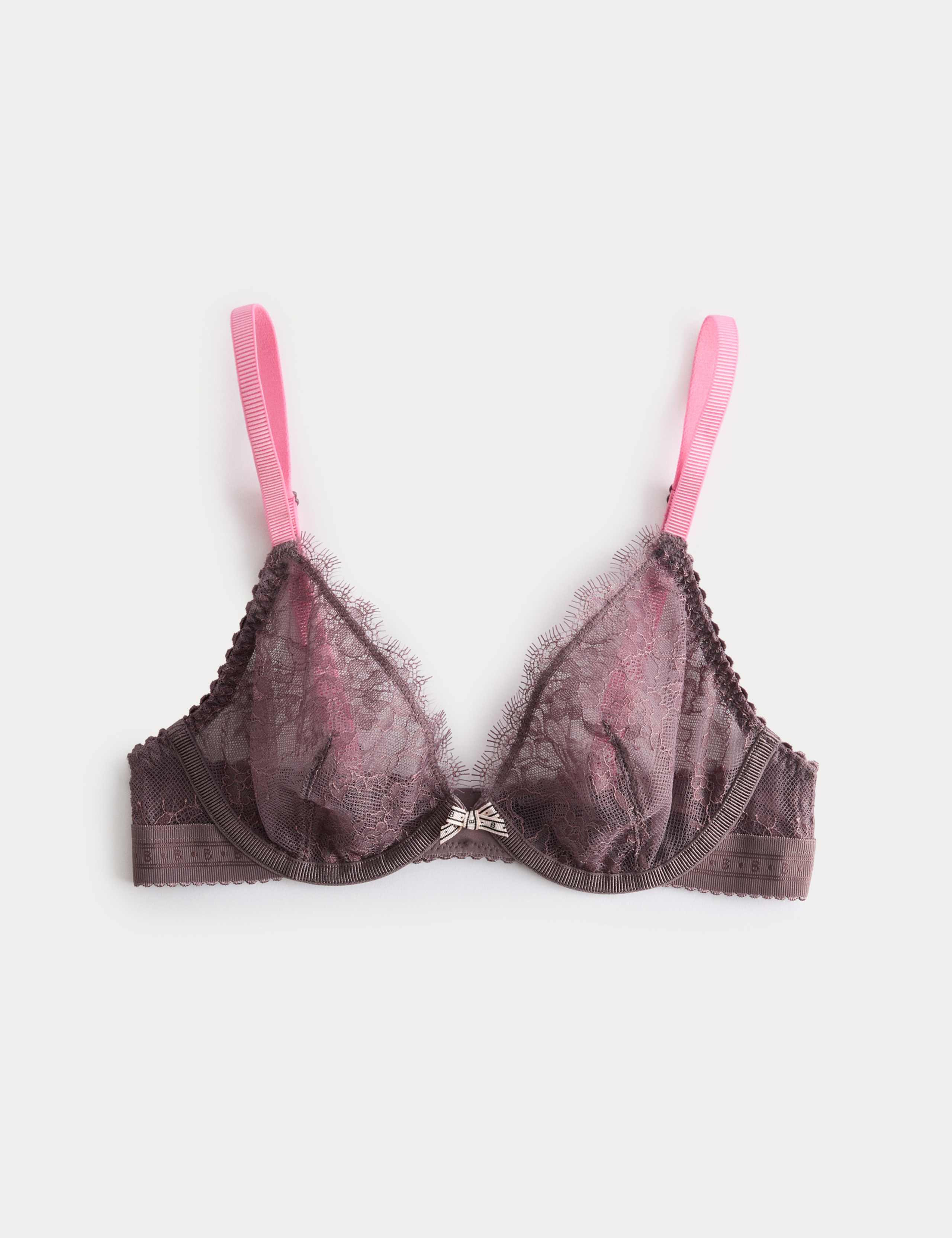 Anna Lace Wired Plunge Bra (A-E) 2 of 8